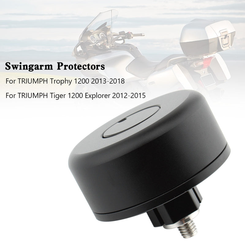 Swingarm Protectors For Tiger Explorer 1200 Trophy 1200 2013-2018 Black
