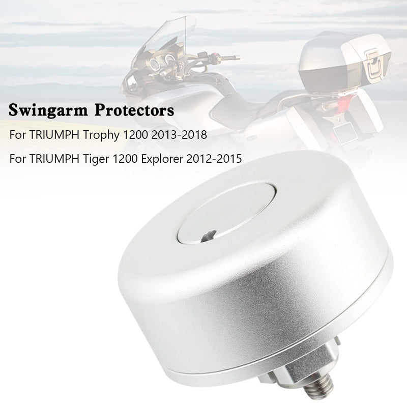 Swingarm Protectors For Tiger Explorer 1200 Trophy 1200 2013-2018 Silver