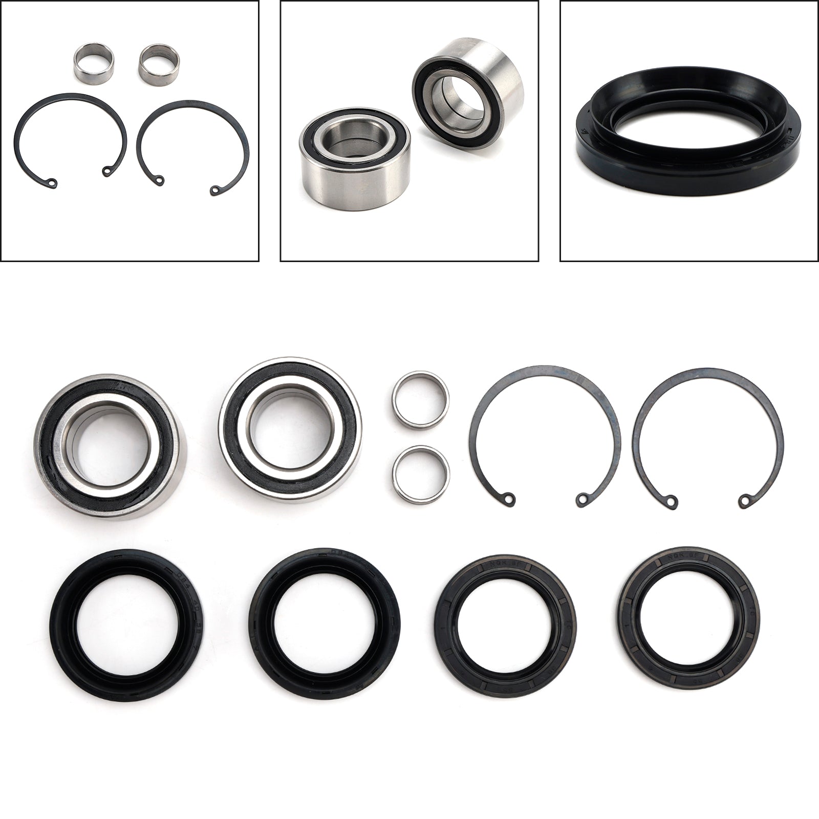 05-13 Honda Trx500 Fm Foreman 500 06 Bearings Kit Both Sides Front Wheel