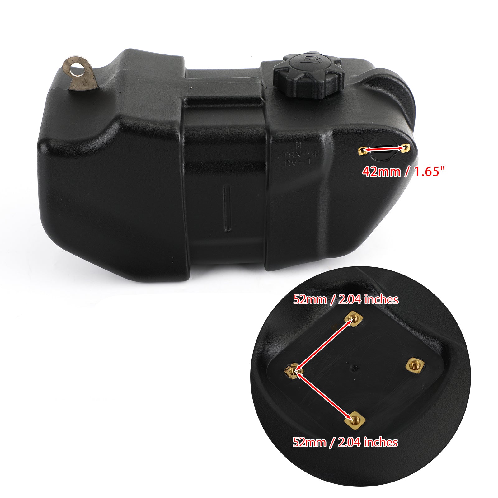 Fuel Gas Tank Fit for Honda TRX350D Fourtrax Foreman 350 ATV 1986-1989 88 87 Generic CA Market