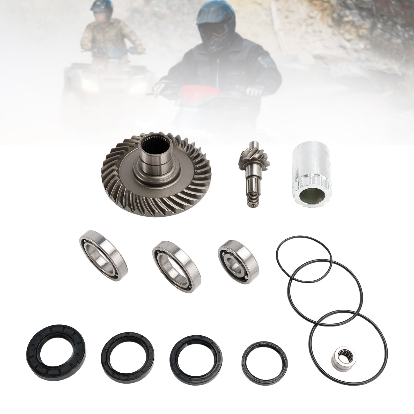 Anillo diferencial trasero Piñón Gear Plus Kit para Honda Trx Fourtrax 300Fw 88-00