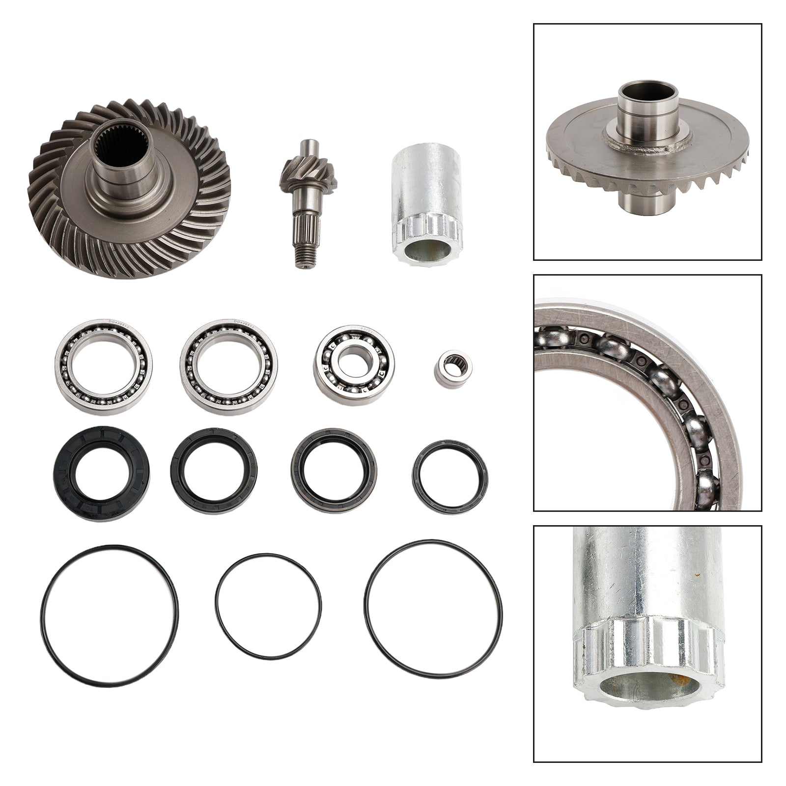 Rear Differential Ring Pinion Gear Plus Kit For Honda Trx Fourtrax 300Fw 88-00