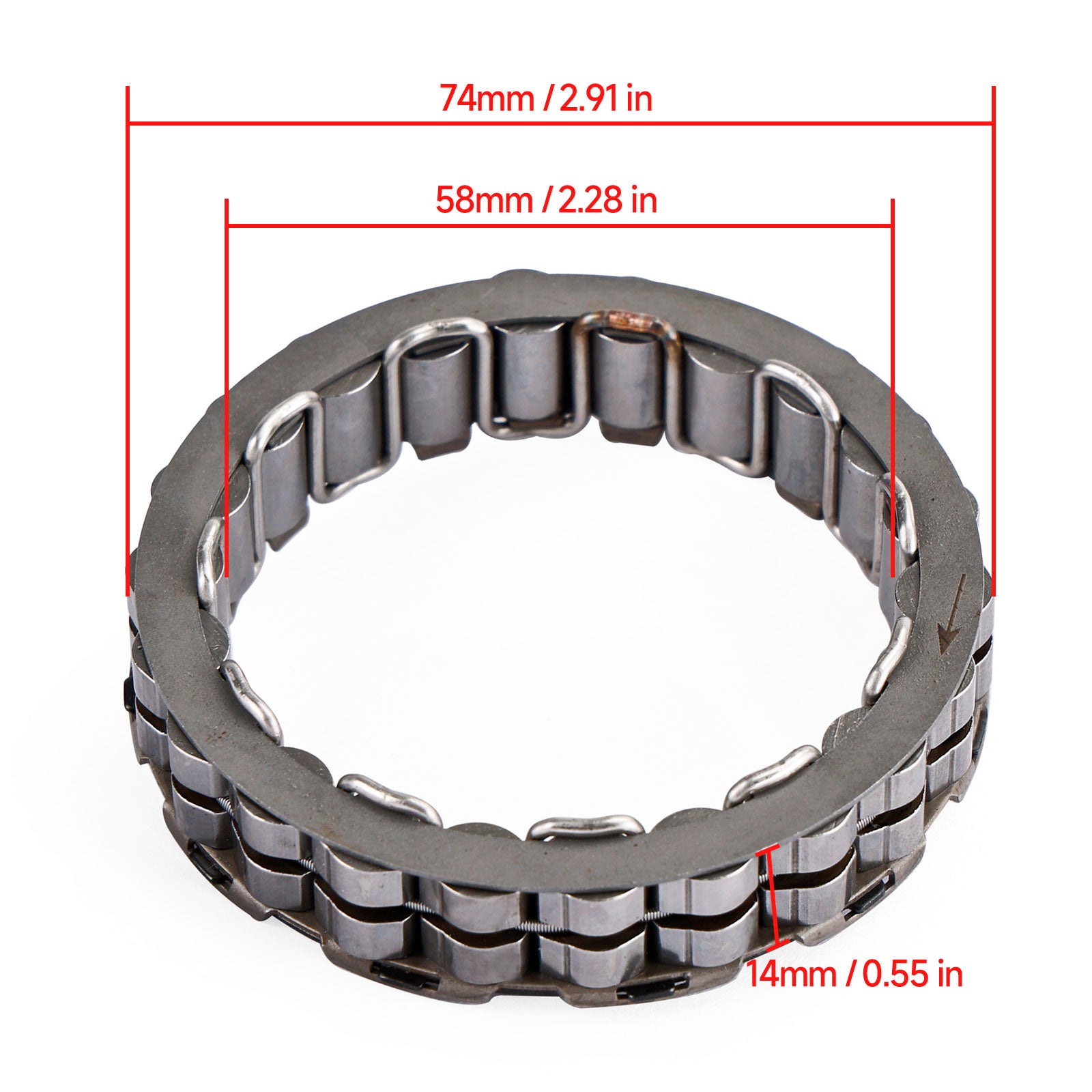 One Way Starter Sprag Clutch Bearing Assy Fit for SPRINT GT, SPRINT ST, SPEED TRIPLE, R , S # T1220078 &nbsp;T1220087