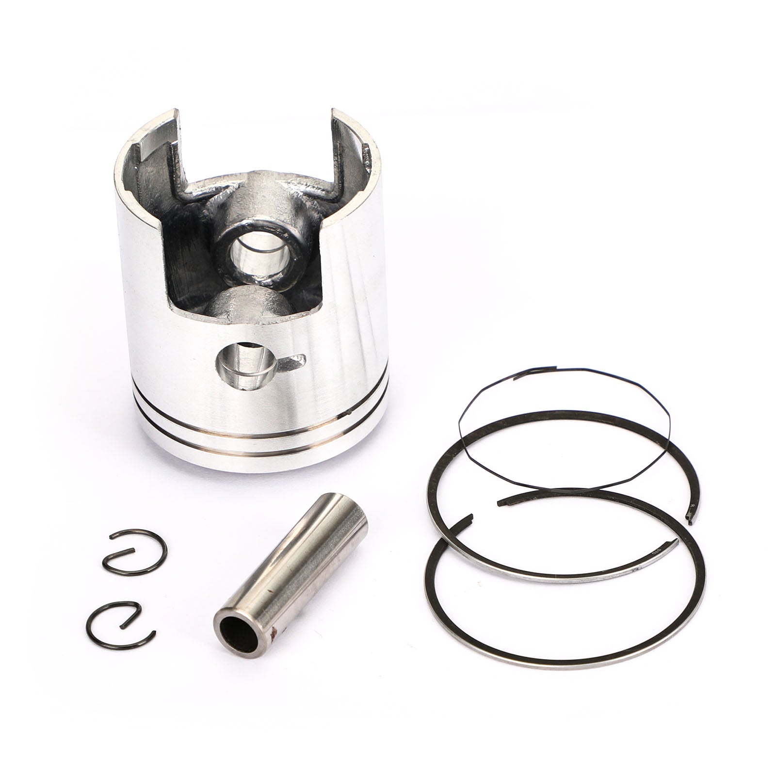 Piston Kit & Rings Set Fit For Suzuki AH AG 100 Address V100 91 - 00 STD(52.50mm)0.25MM(52.75mm)0.50MM(53mm)Bore Size Generic