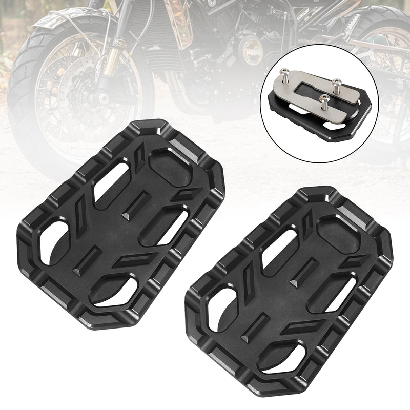 Triumph Scrambler 1200 Tiger Silver زوج Cnc Foot Peg تكبير دواسة Footpegs