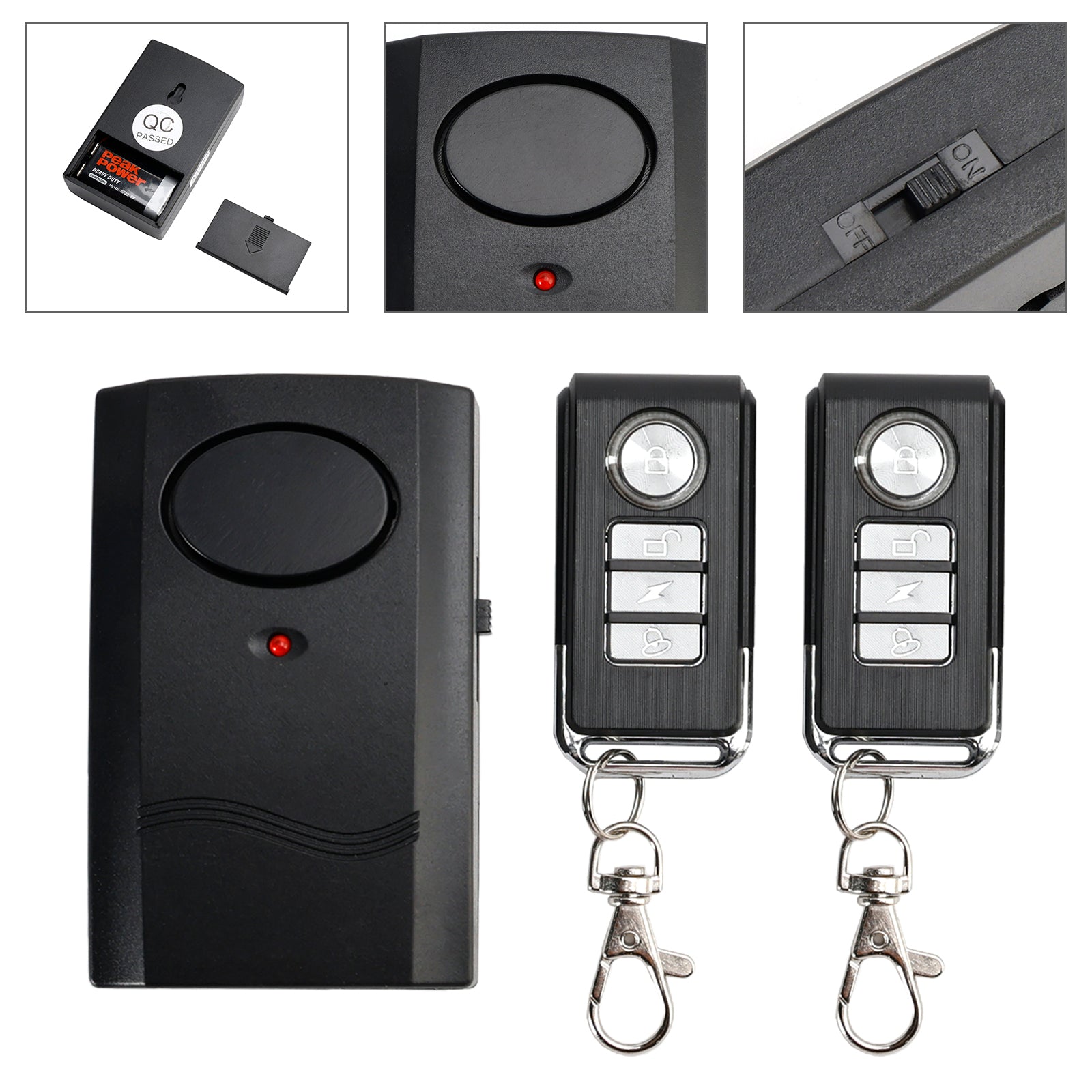 12V Anti-Theft Wireless System Security Detect Remote Intelligent For Motor
