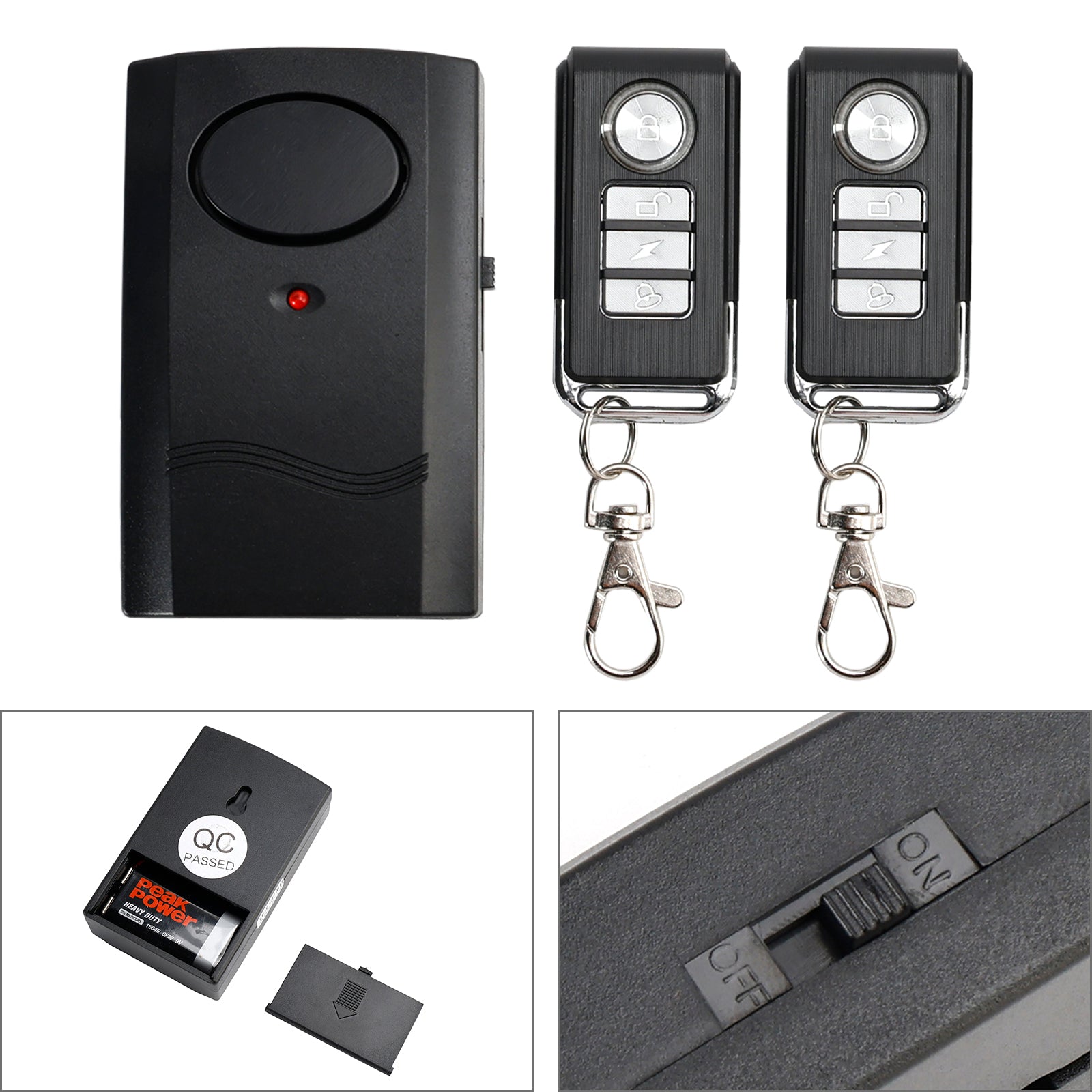 12V Anti-Theft Wireless System Security Detect Remote Intelligent For Motor