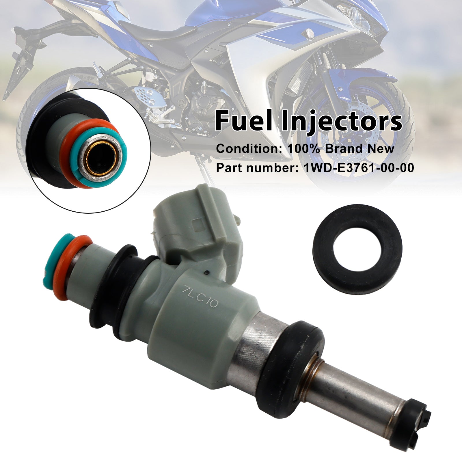 1WD-E3761-00-00 Fuel Injectors For Yamaha YZF-R3 2015-2022