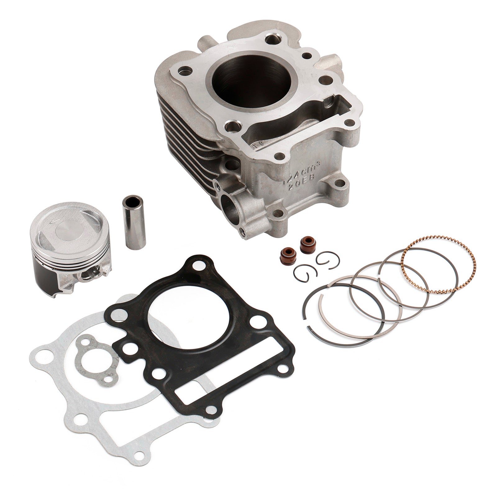 125cc Cylinder Piston Kit for Suzuki AN 125 CF42A 1995 199 1997 1998 1999 2000