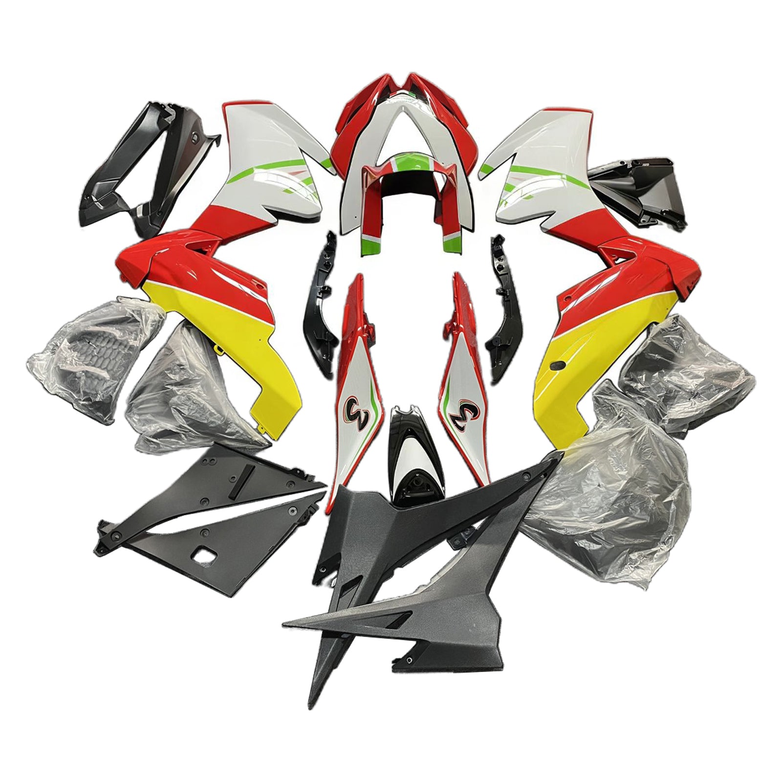 Amotopart Aprilia RSV4 1000 2009-2015 Kit Carenado Carrocería Plástico ABS