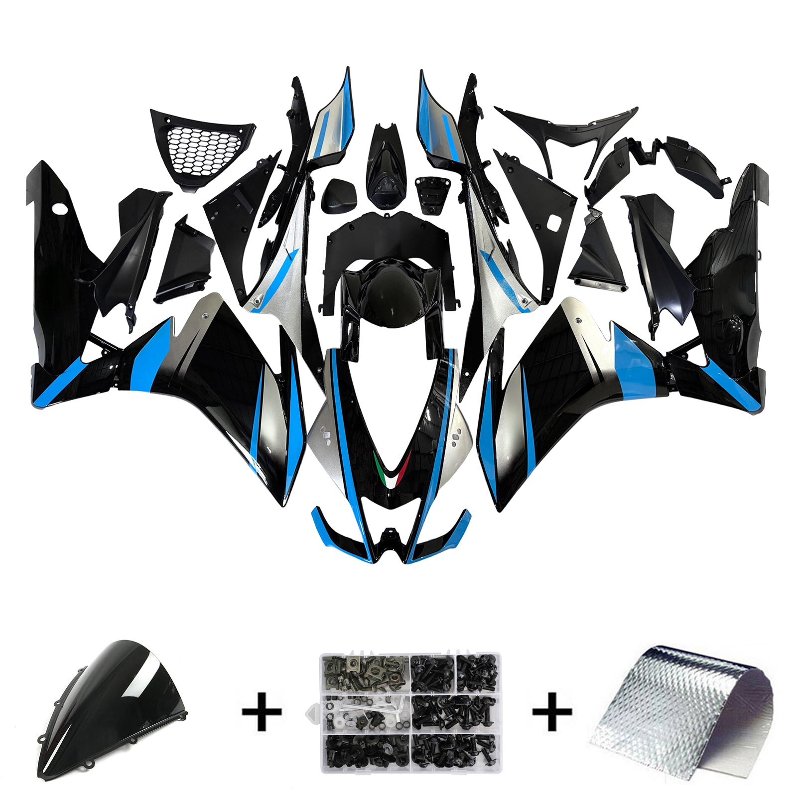 Amotopart Aprilia RSV4 1000 2009-2015 Fairing Kit Bodywork Plastic ABS