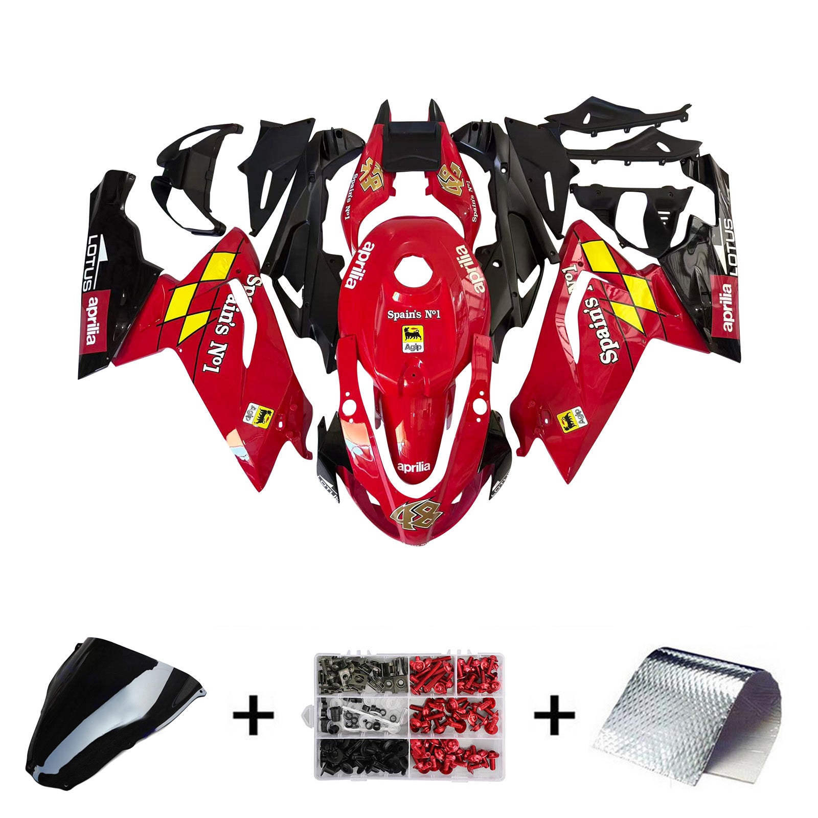 Aprilia RS125 2006-2011 Fairing Kit Bodywork Plastic ABS