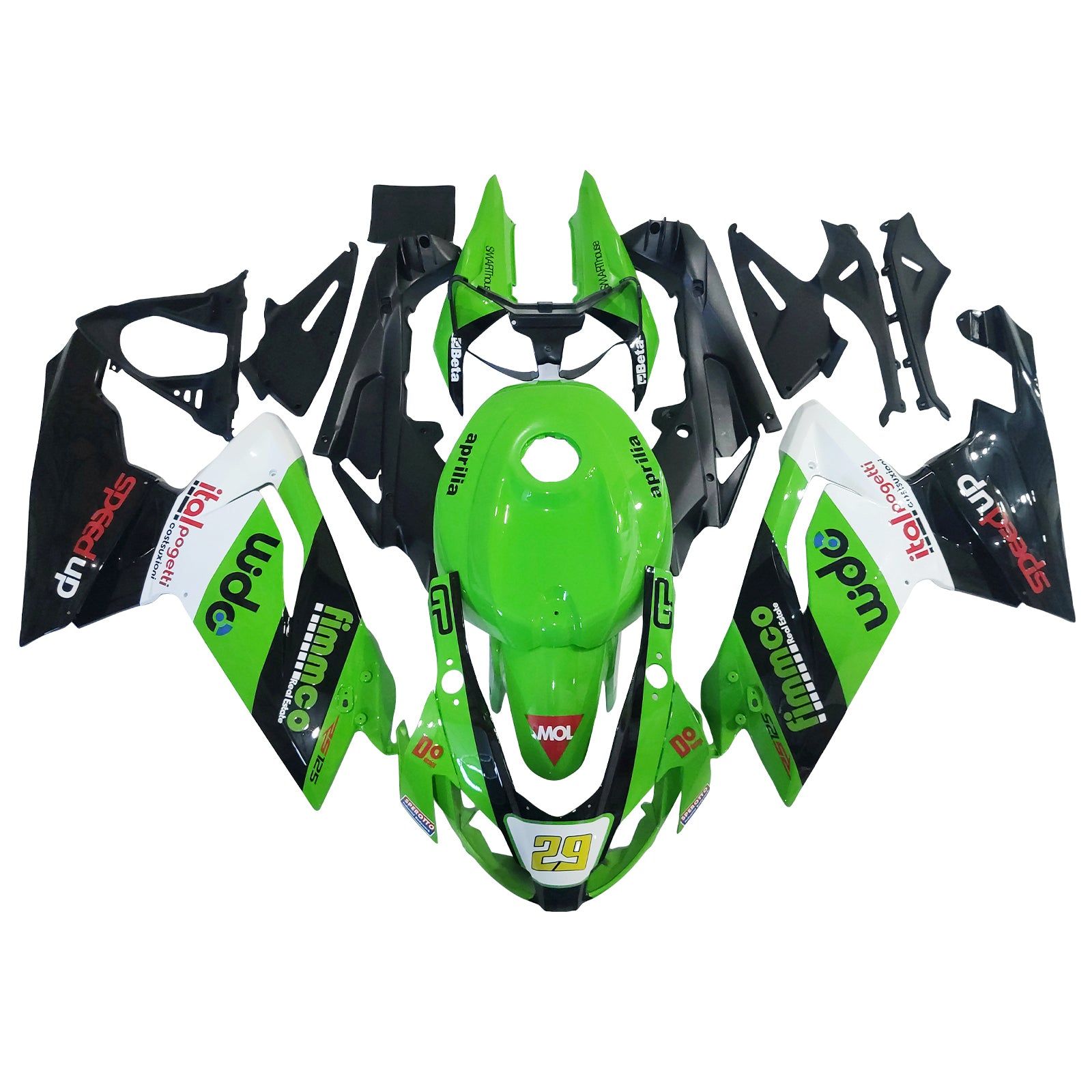 Amotopart Aprilia RS125 2006-2011 Fairing Kit Bodywork Plastic ABS