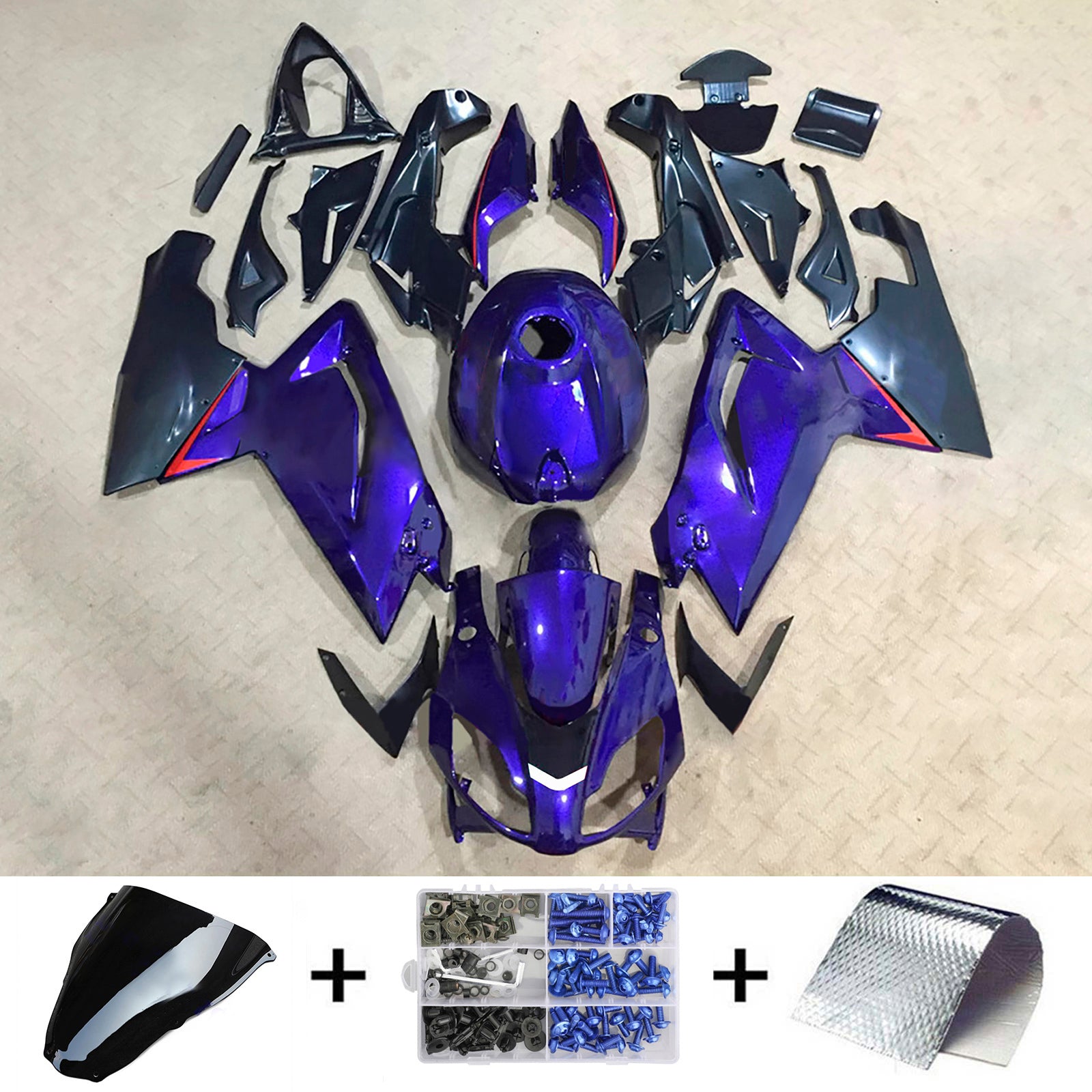 Injection Fairing Kit Bodywork Plastic ABS fit For Aprilia RS125 2006-2011