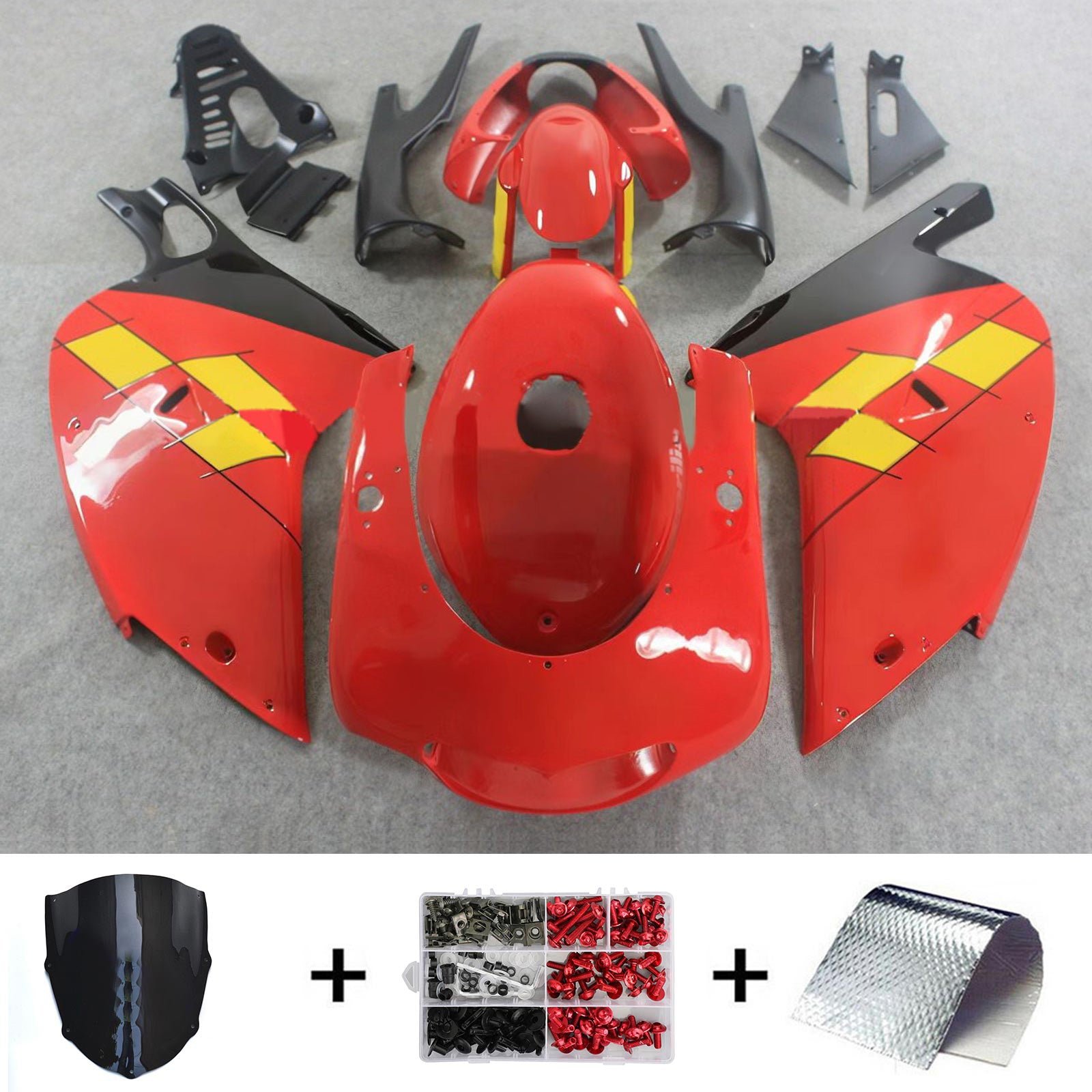 아프릴리아 RS125 2000-2005 페어링 키트 차체 플라스틱 ABS