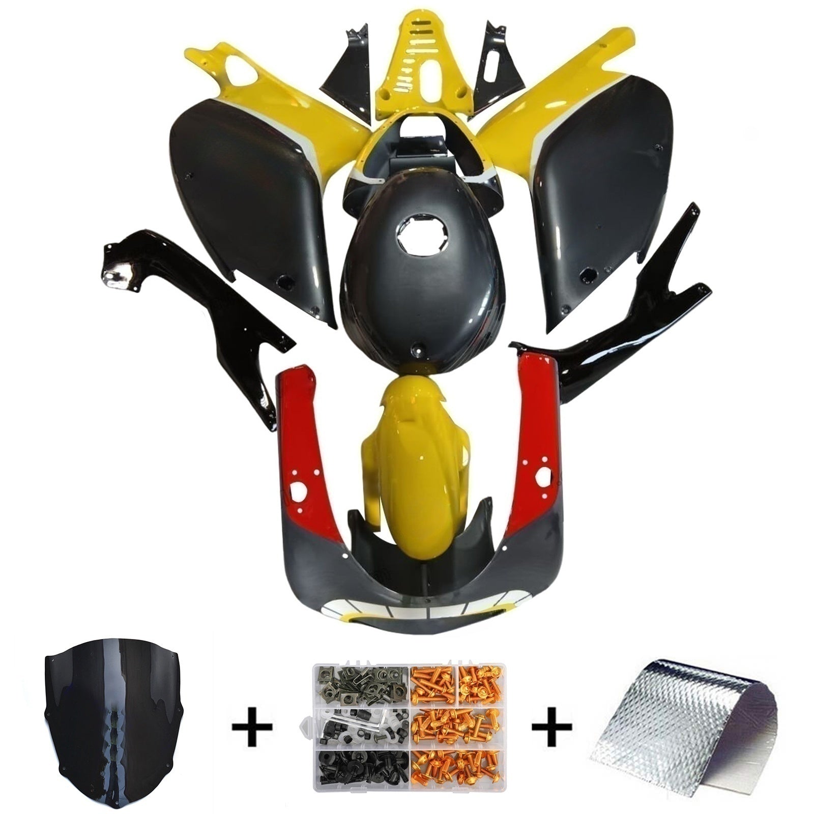Amotopart Aprilia RS125 2000-2005 Fairing Kit Bodywork Plastic ABS