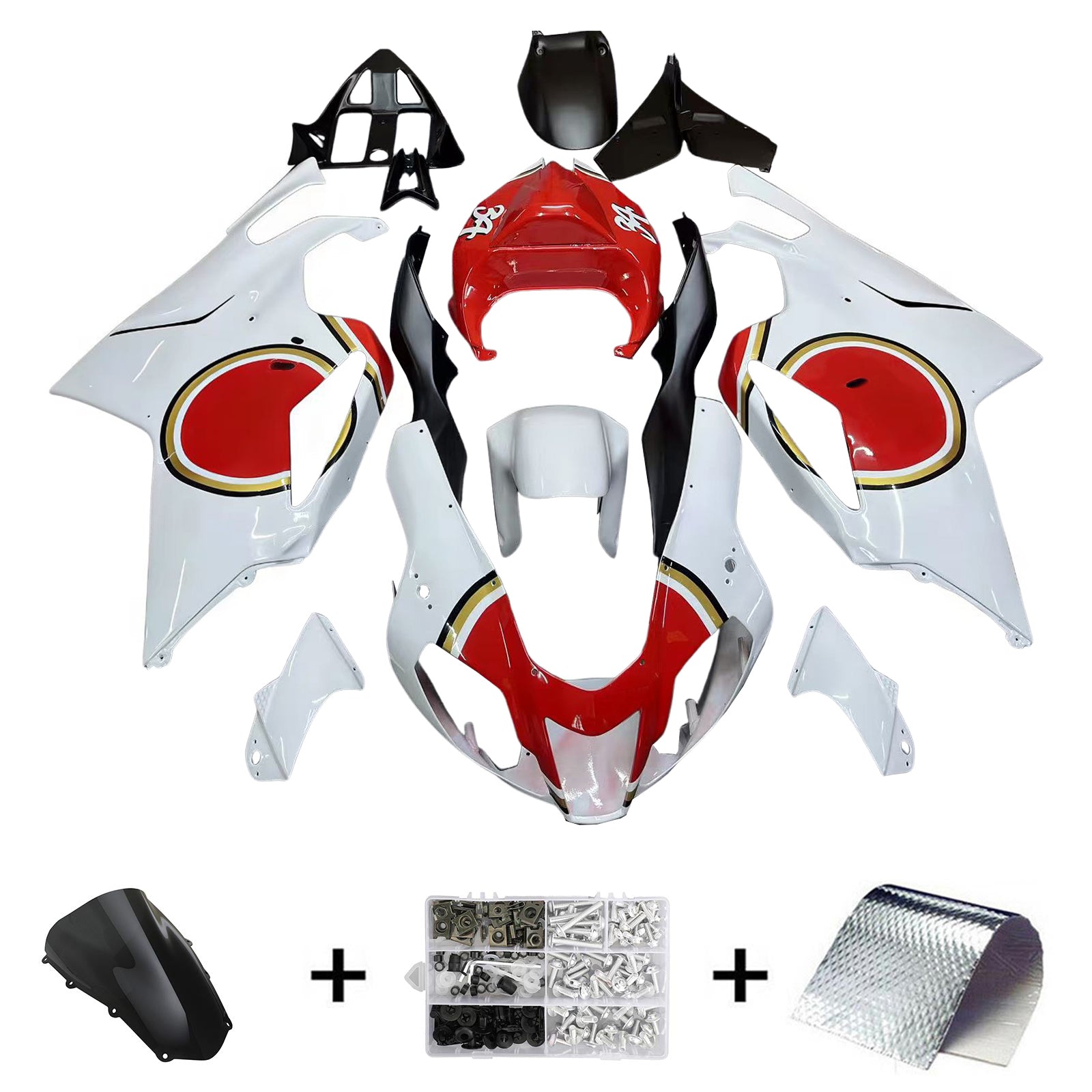 Aprilias RSV1000 2003-2006 Kit Carenado Carrocería Plástico