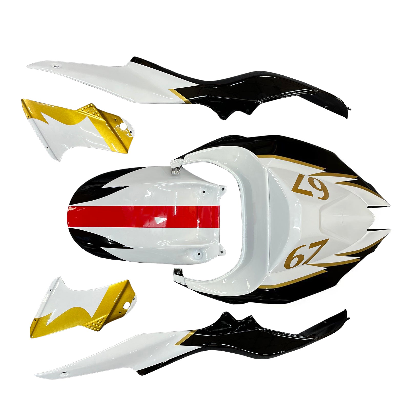 Aprilias RSV1000 2003-2006 Fairing Kit Bodywork Plastic