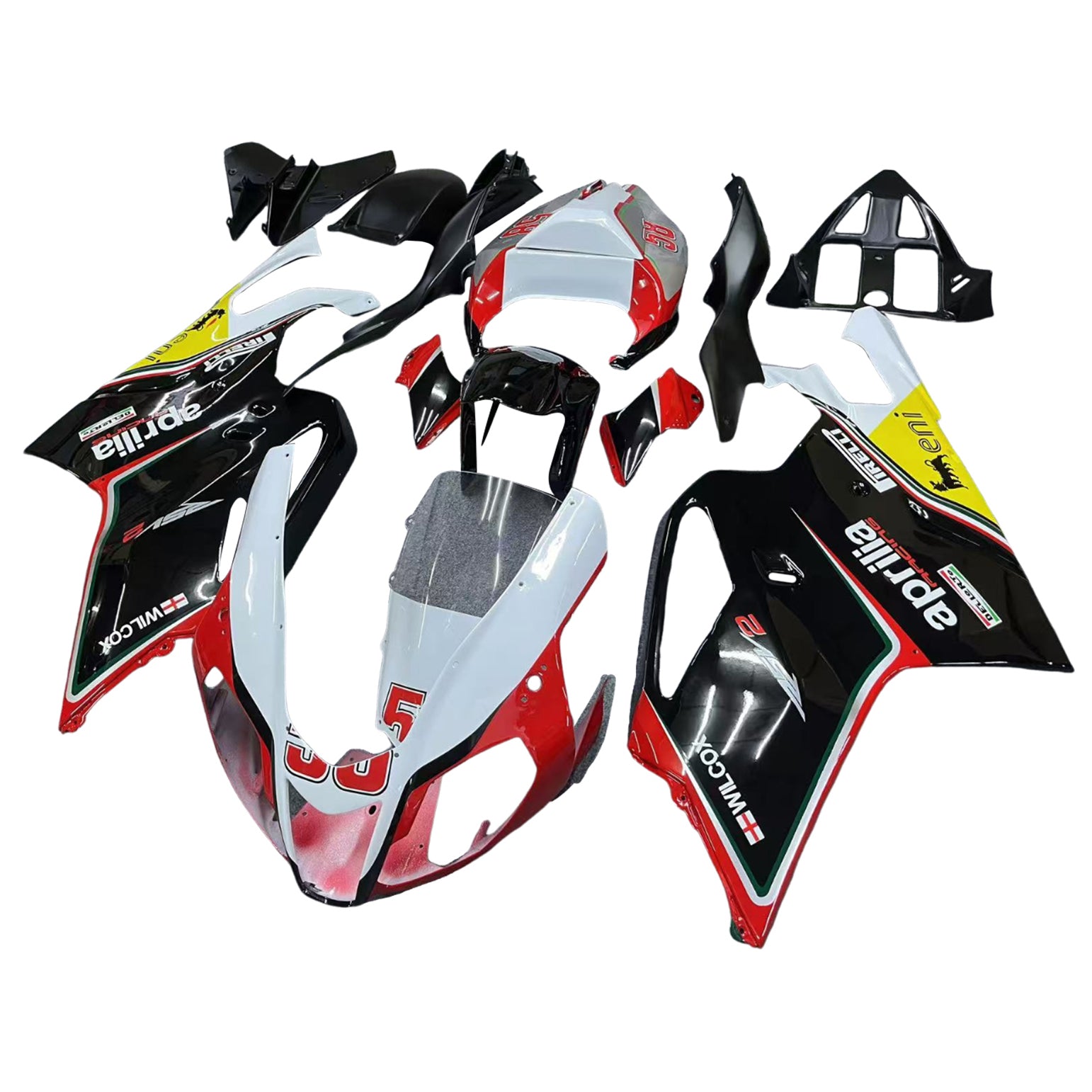 Amotopart Aprilia RSV1000 2003-2006 Fairing Kit Bodywork Plastic