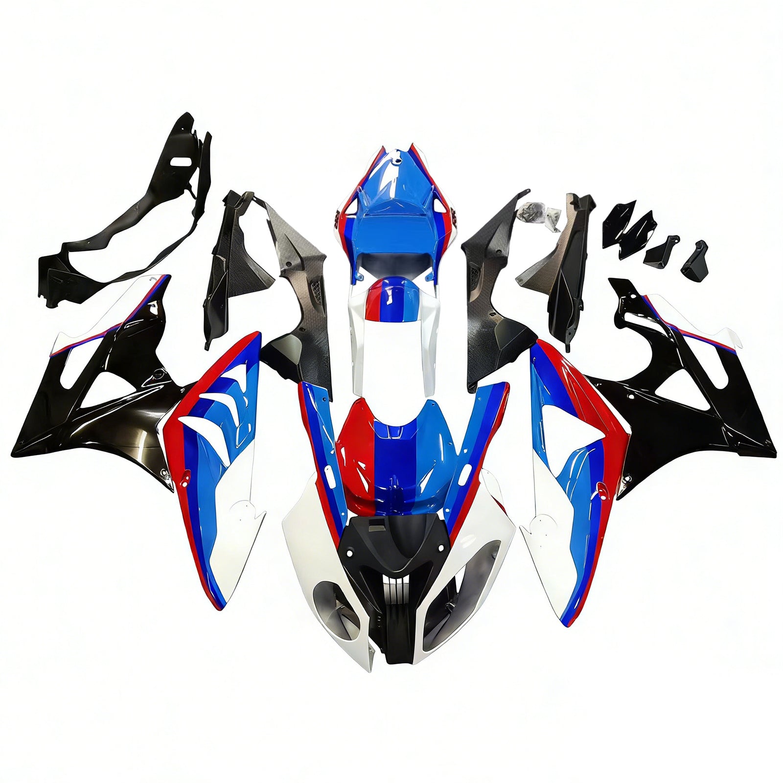 Kit de carenado de inyección Carrocería Plástico ABS apto para BMW S1000RR 2009-2014 Genérico