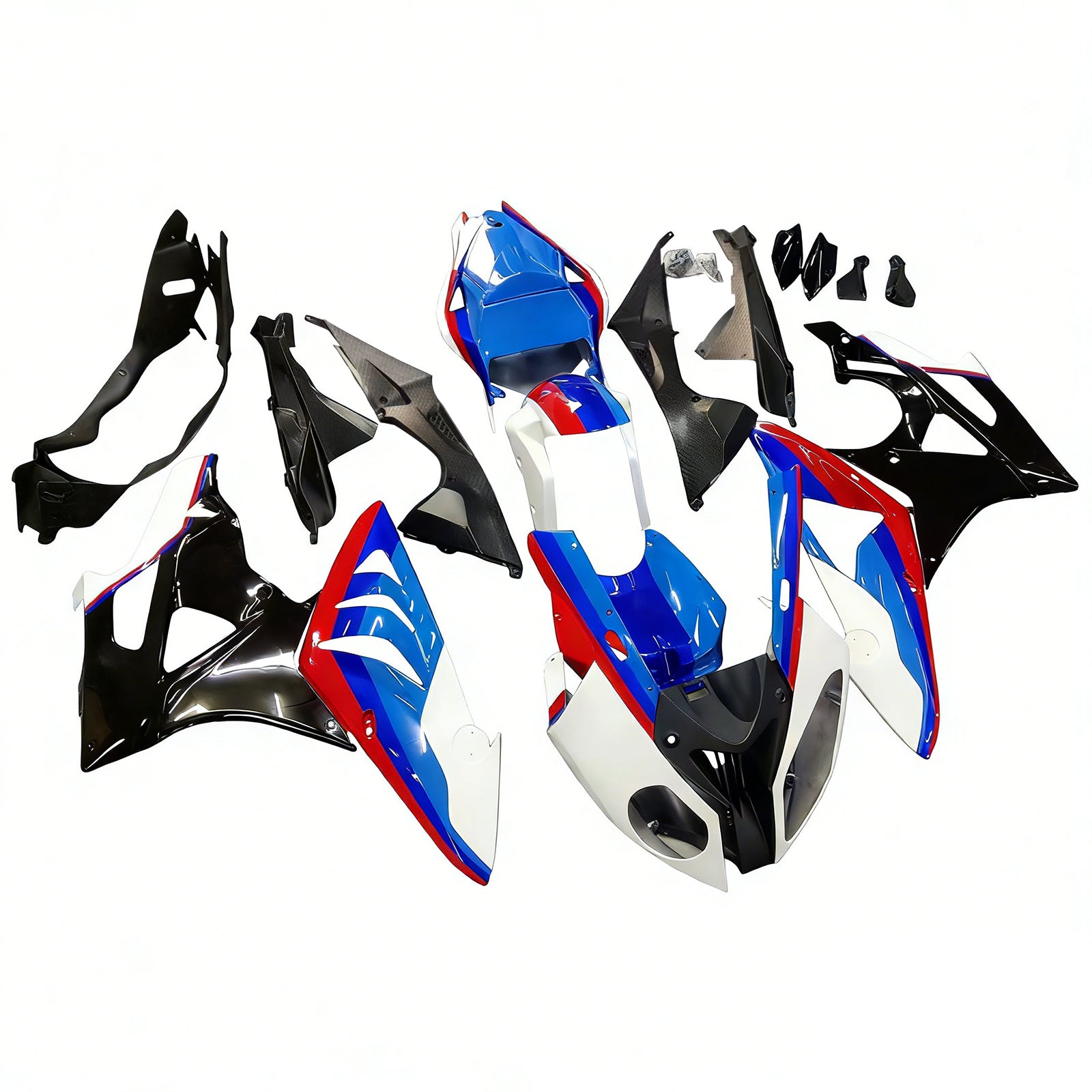Kit de carenado de inyección Carrocería Plástico ABS apto para BMW S1000RR 2009-2014 Genérico