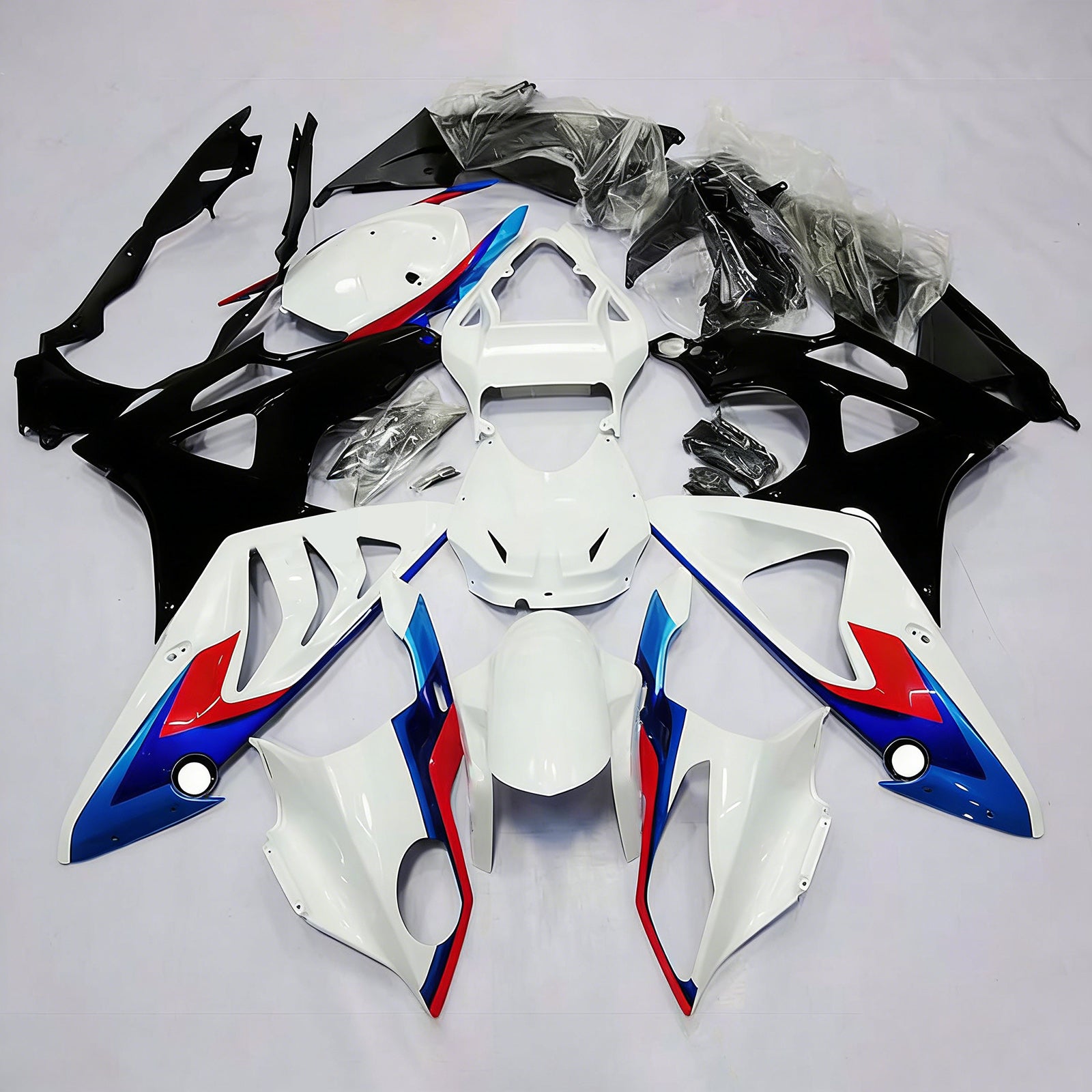 Kit de carenado de inyección Carrocería Plástico ABS apto para BMW S1000RR 2009-2014 Genérico