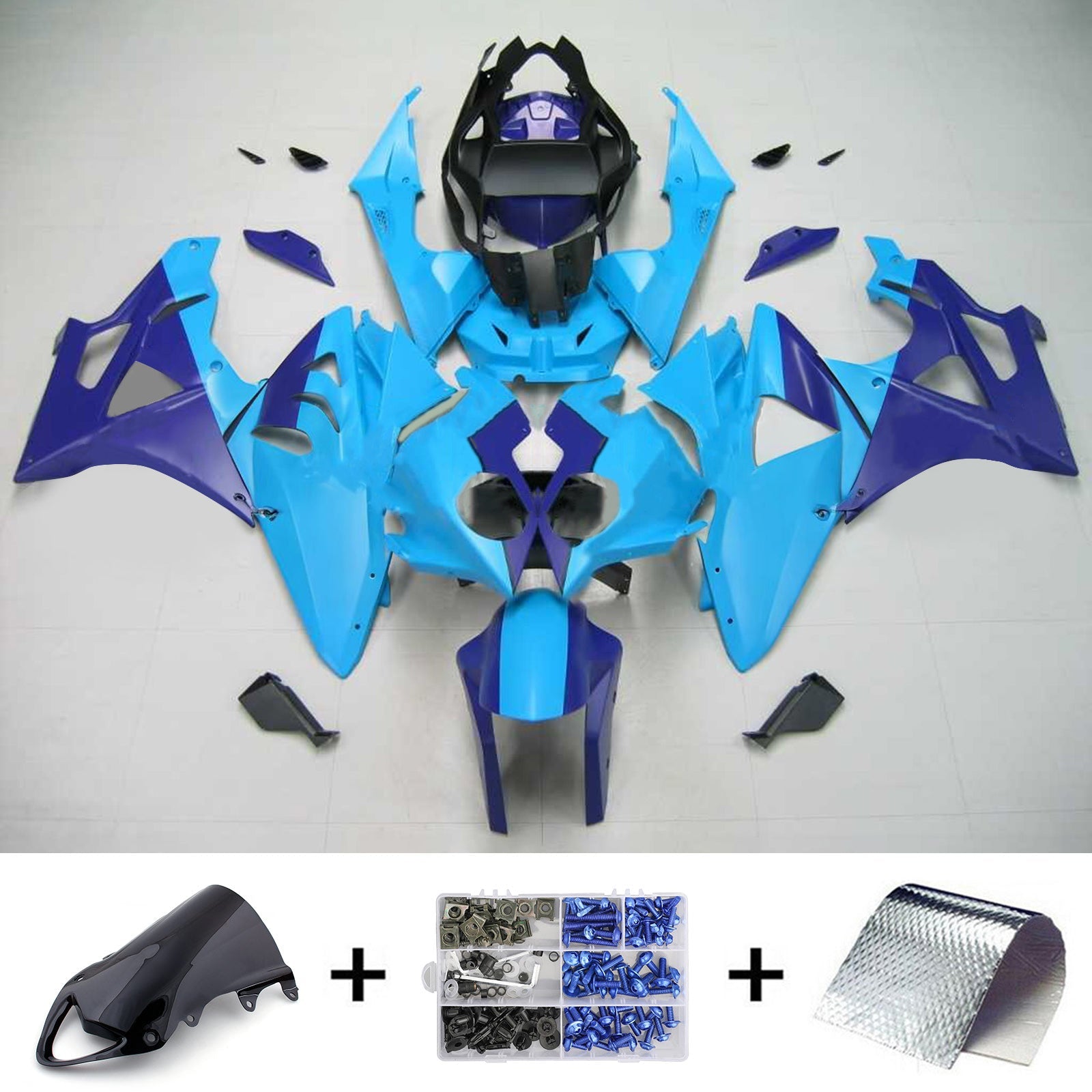 Kit Carenado Para BMW S1000RR 2009-2014 Carroceria Plastico ABS Generico