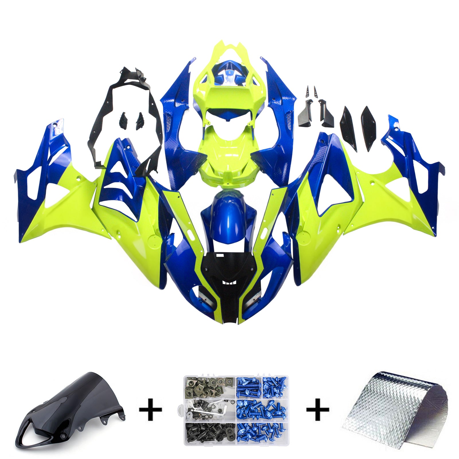 Kit Carenado Para BMW S1000RR 2009-2014 Carroceria Plastico ABS Generico