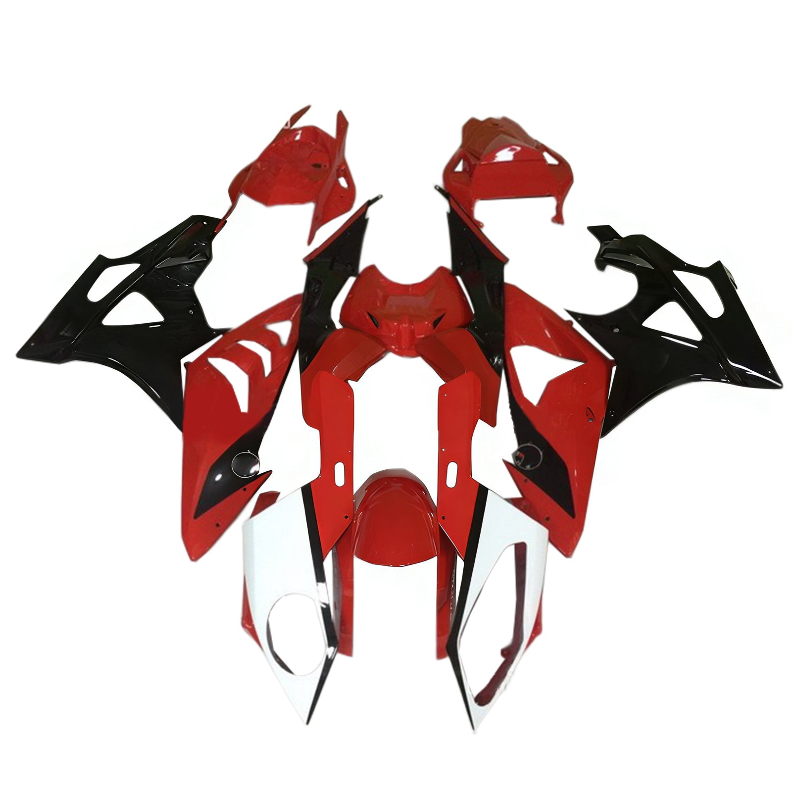 Amotopart BMW S1000RR 2009-2014 페어링 키트 차체 플라스틱 ABS