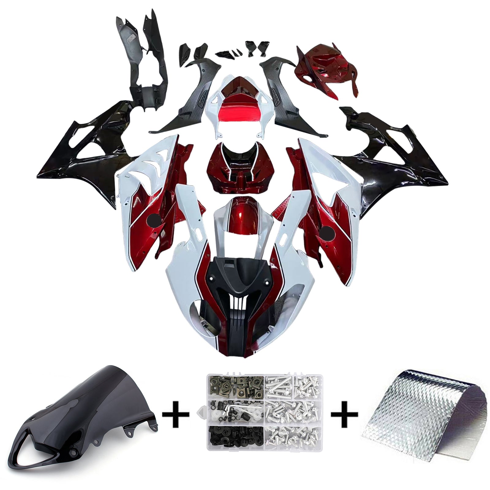 Amotopart BMW S1000RR 2009-2014 Fairing Kit Bodywork Plastic ABS
