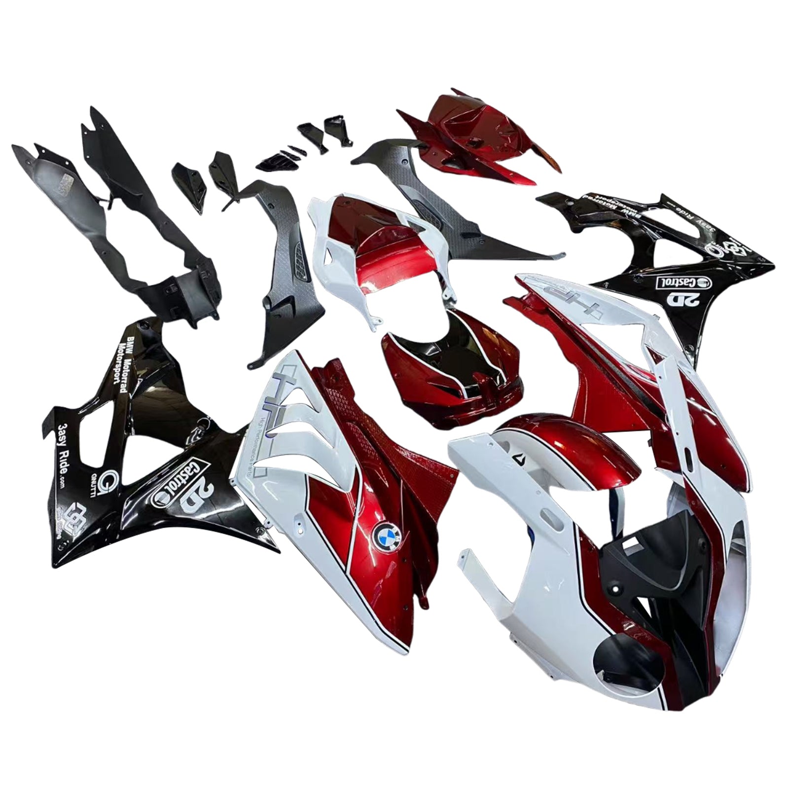 Amotopart BMW S1000RR 2009-2014 Fairing Kit Bodywork Plastic ABS