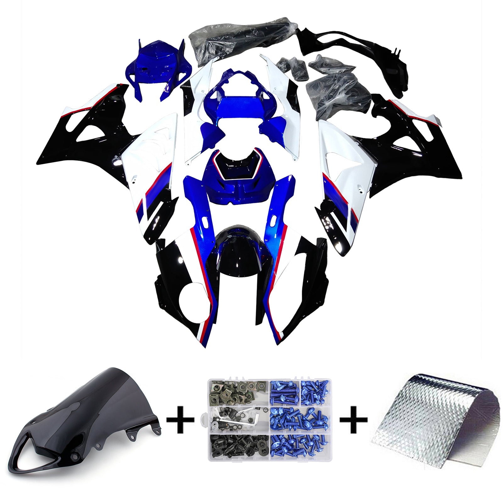 Amotopart BMW S1000RR 2009-2014 Fairing Kit Bodywork Plastic ABS