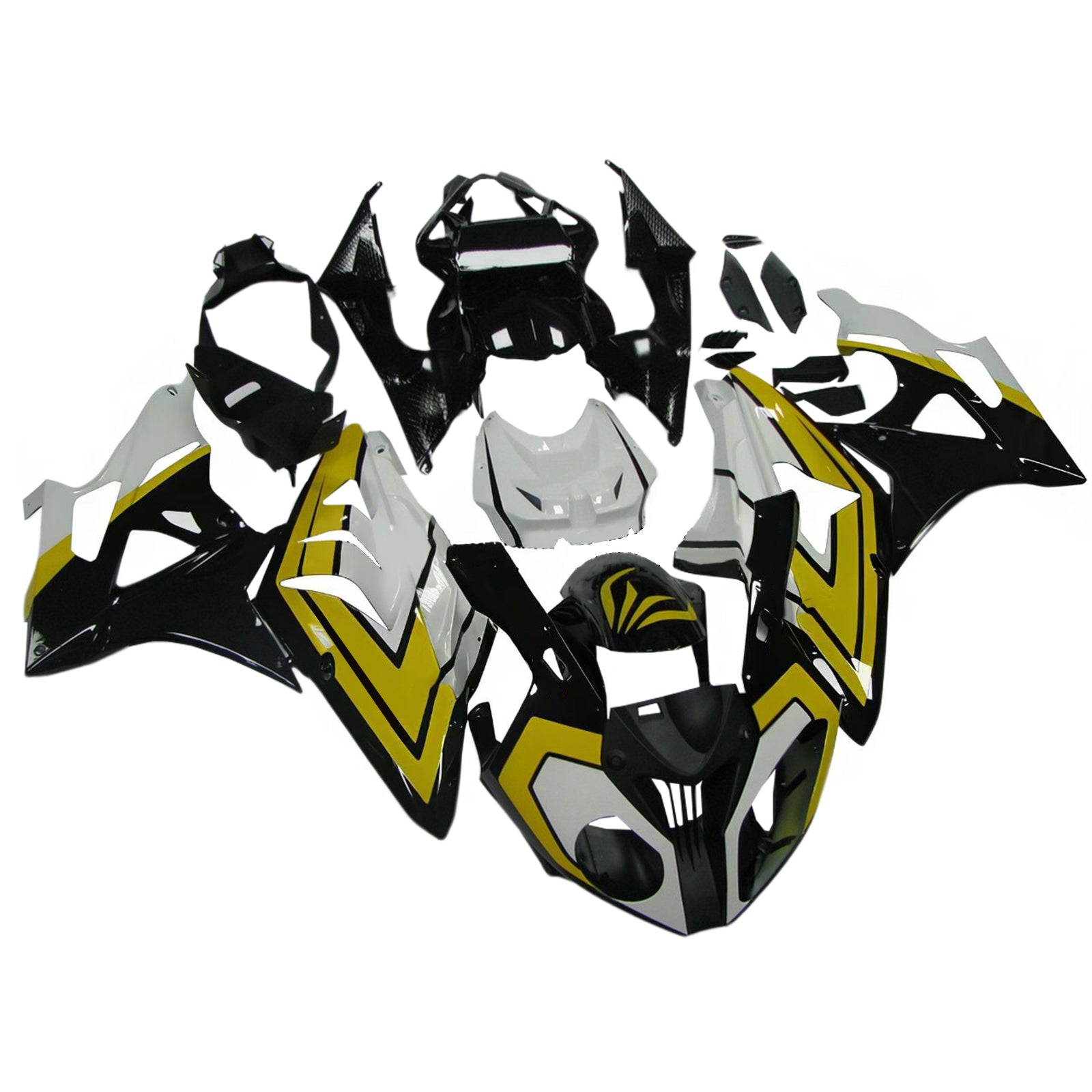 Amotopart BMW S1000RR 2009-2014 페어링 키트 차체 플라스틱 ABS