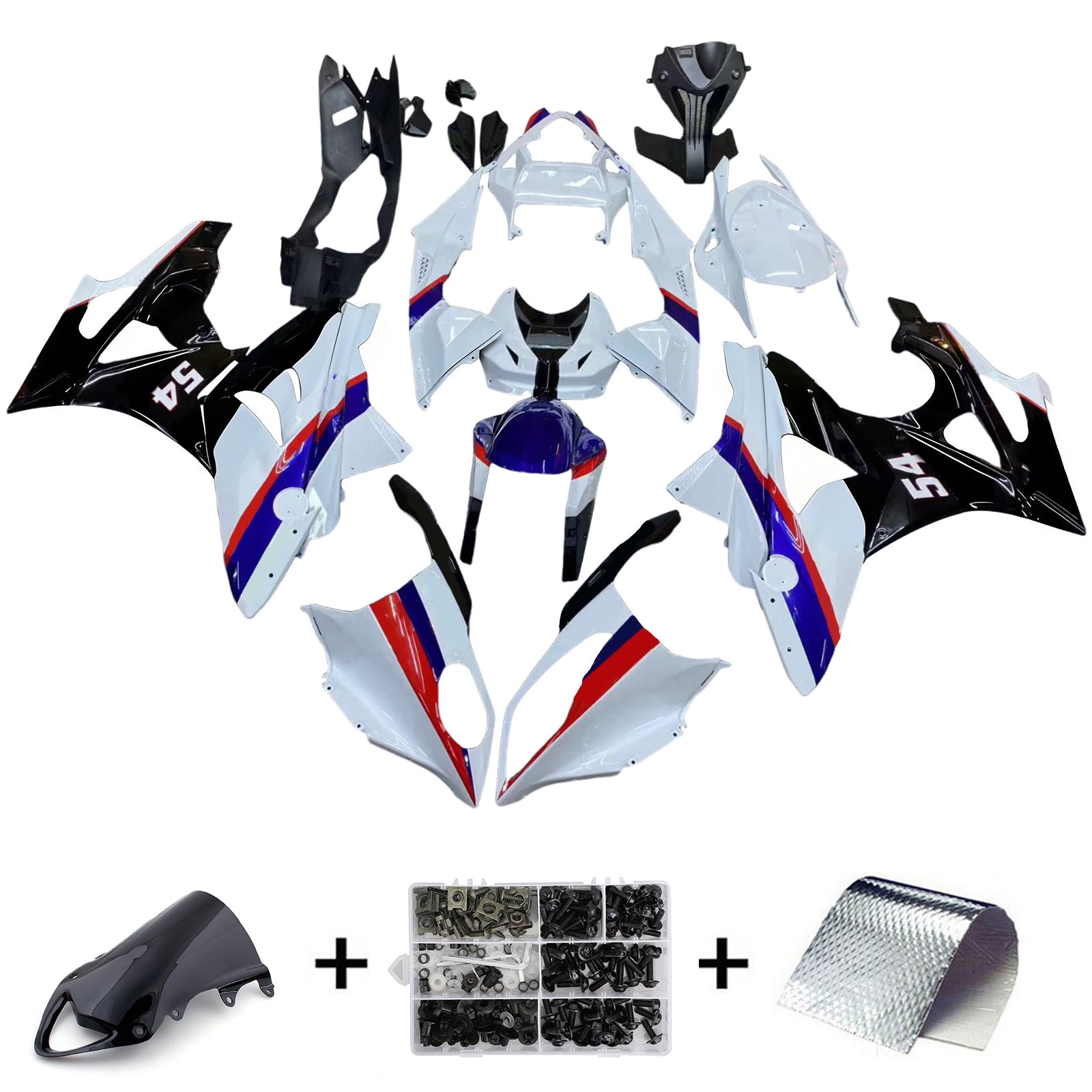 BMW S1000RR 2009-2014 Fairing Kit Bodywork Plastic ABS