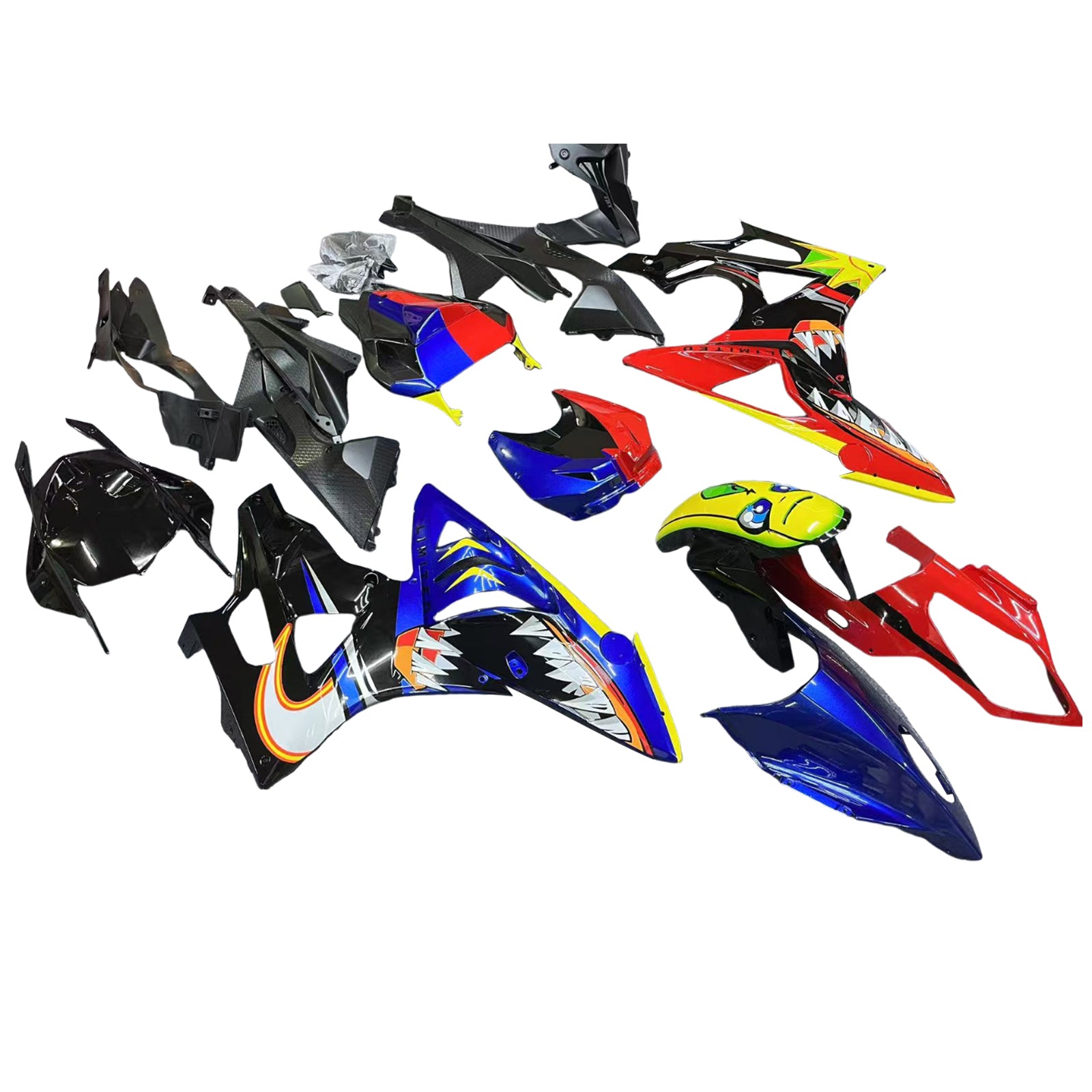 BMW S1000RR 2009-2014 Fairing Kit هيكل السيارة بلاستيك ABS