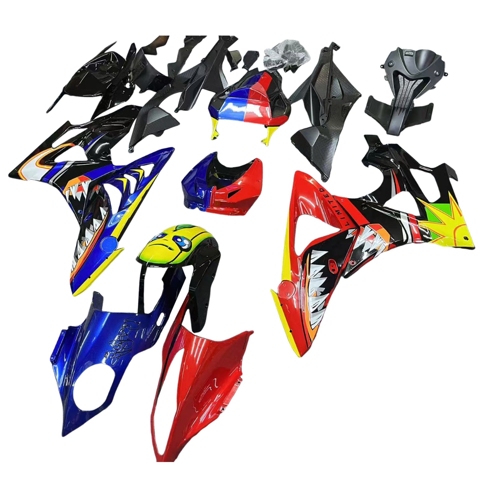 BMW S1000RR 2009-2014 Fairing Kit هيكل السيارة بلاستيك ABS