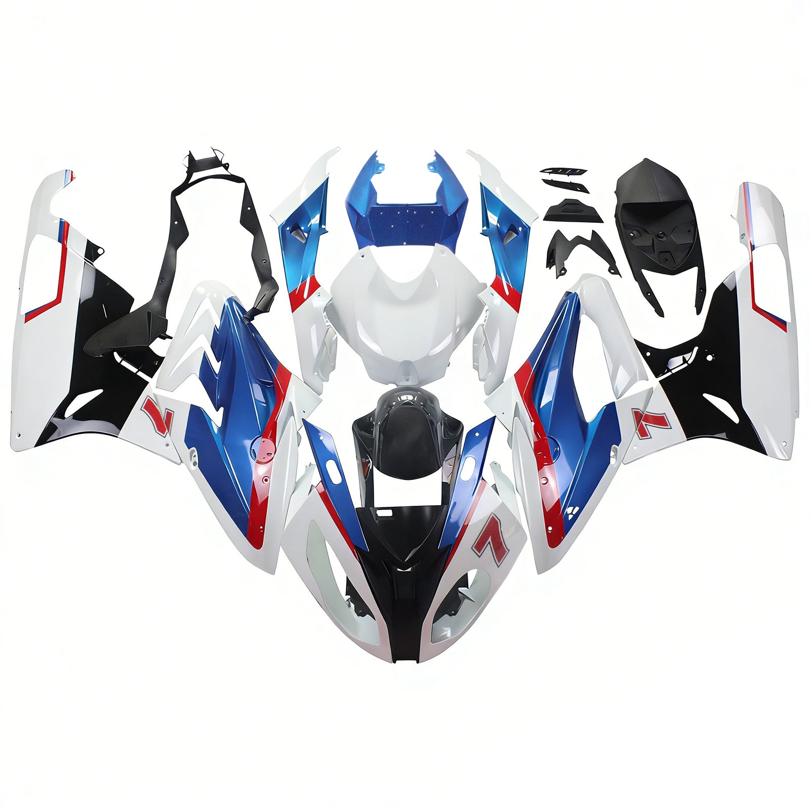 Injection Fairing Kit Bodywork Plastic ABS fit For BMW S1000RR 2015-2016 Generic