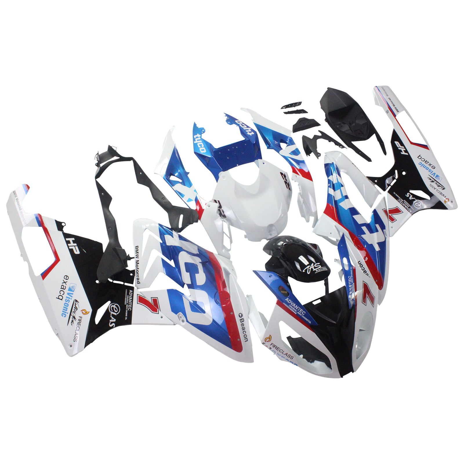 Injection Fairing Kit Bodywork Plastic ABS fit For BMW S1000RR 2015-2016 Generic