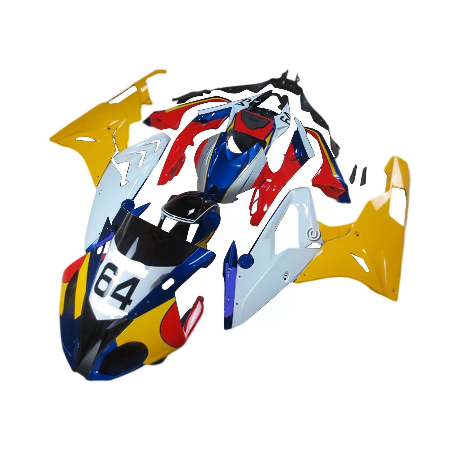 Amotopart BMW S1000RR 2015-2016 Fairing Kit Bodywork Plastic ABS