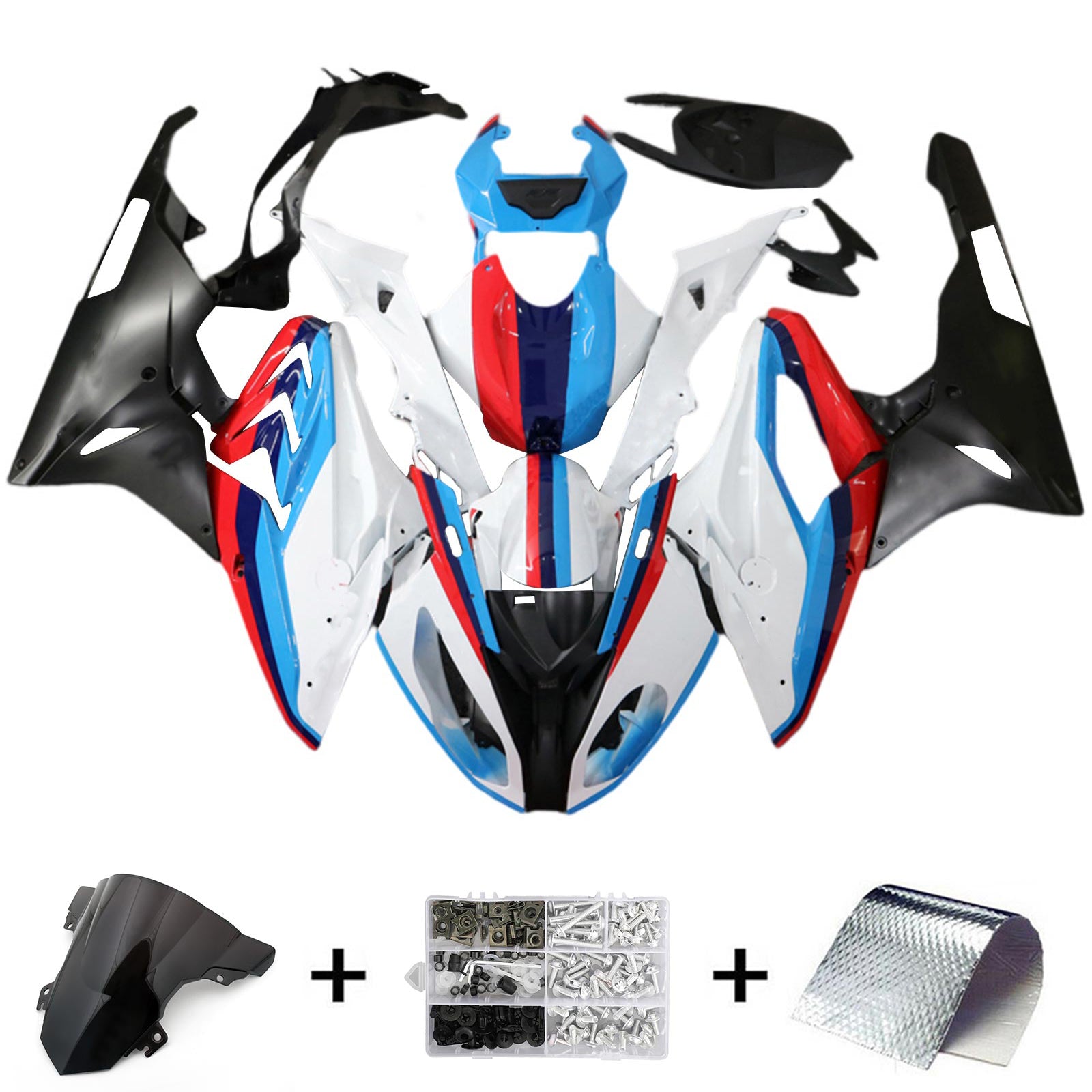 Amotopart BMW S1000RR 2015-2016 Fairing Kit Bodywork Plastic ABS