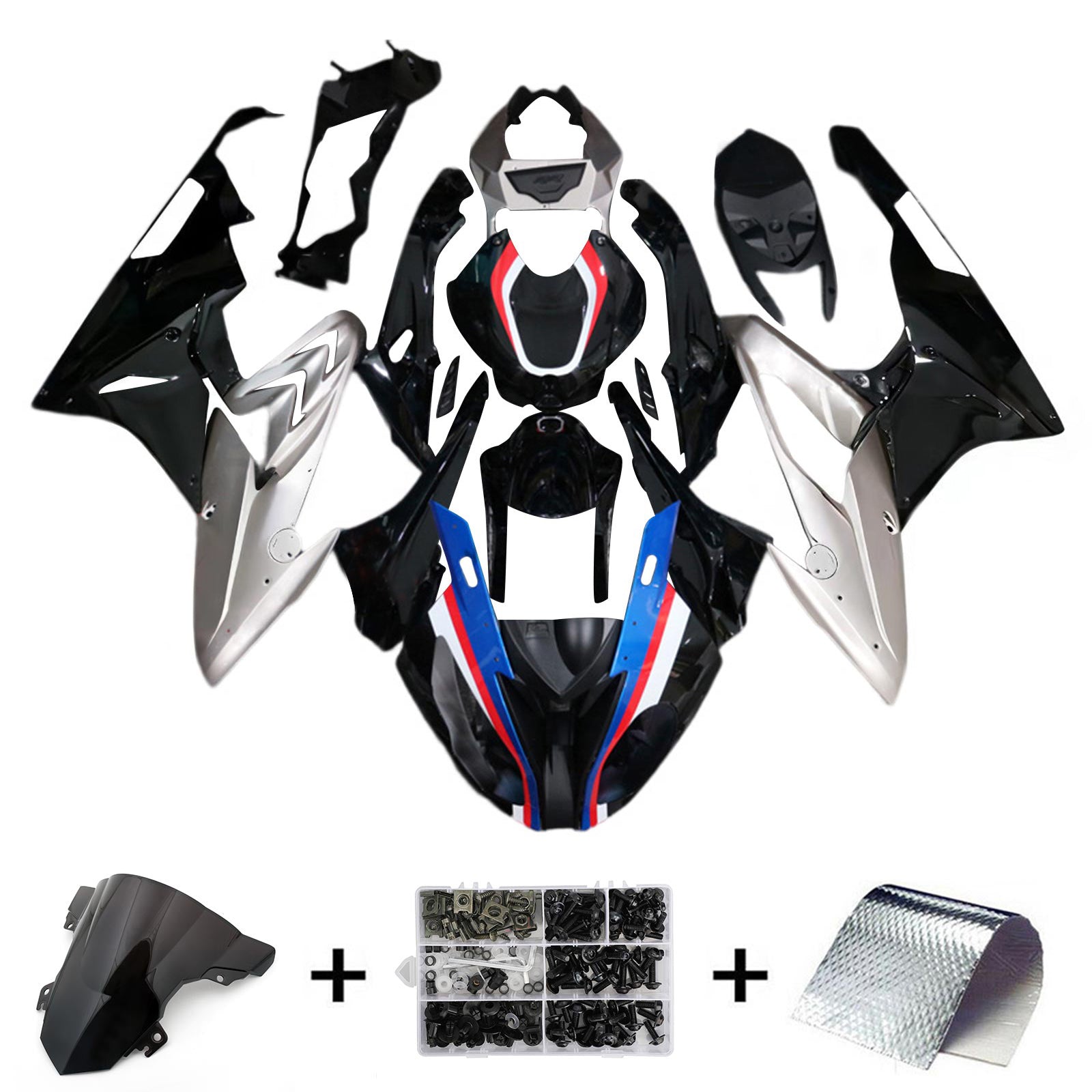 아모토파트 BMW S1000RR 2015-2016 페어링 키트 차체 플라스틱 ABS