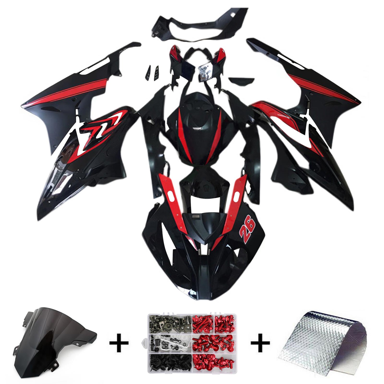 Amotopart BMW S1000RR 2015-2016 Fairing Kit Bodywork Plastic ABS