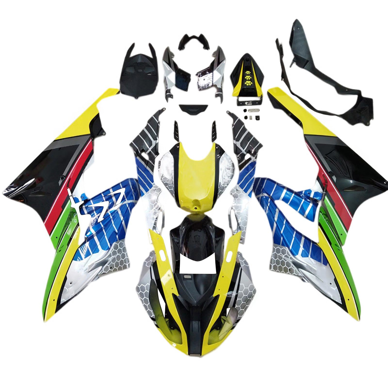 아모토파트 BMW S1000RR 2015-2016 페어링 키트 차체 플라스틱 ABS