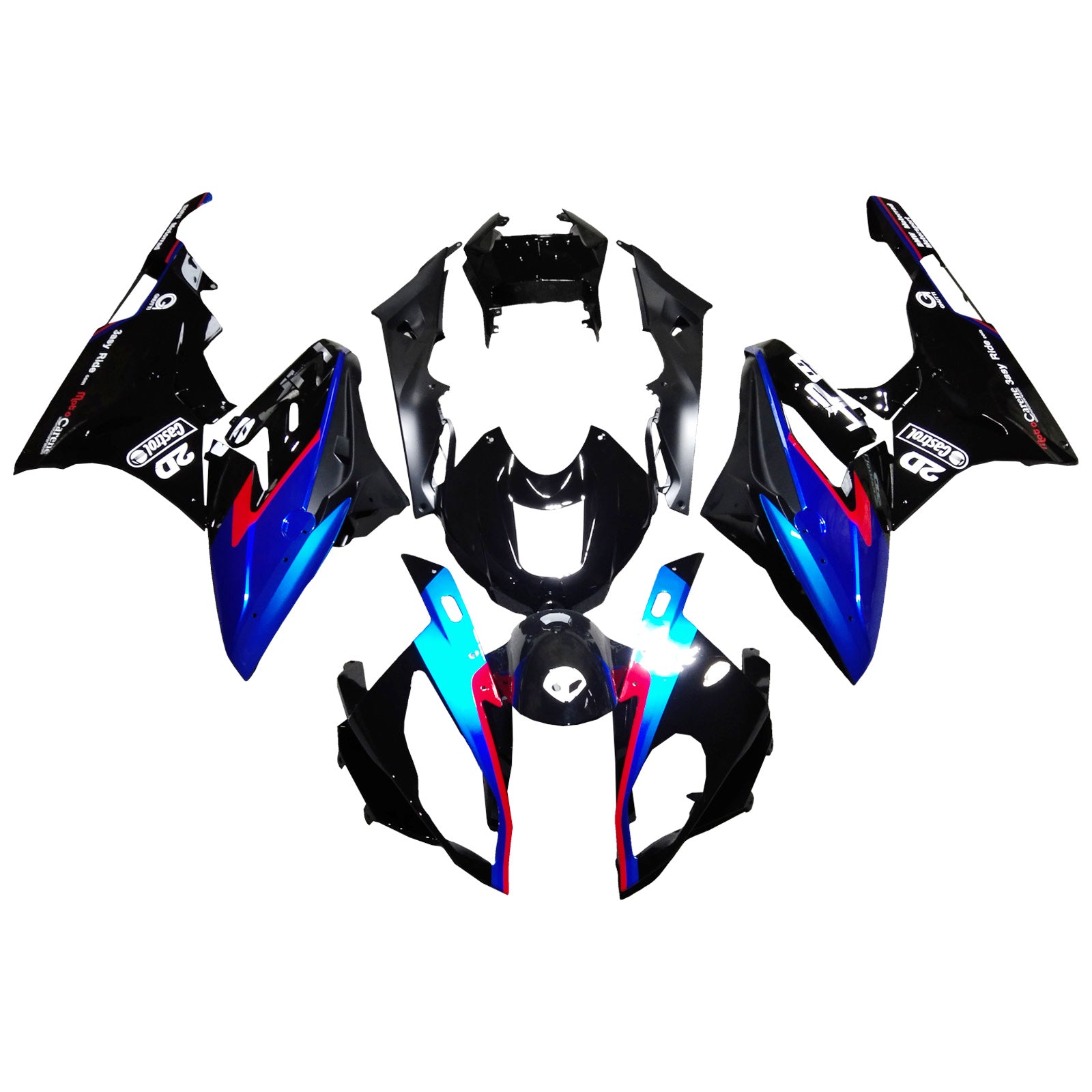 Amotopart BMW S1000RR 2015-2016 Fairing Kit Bodywork Plastic ABS