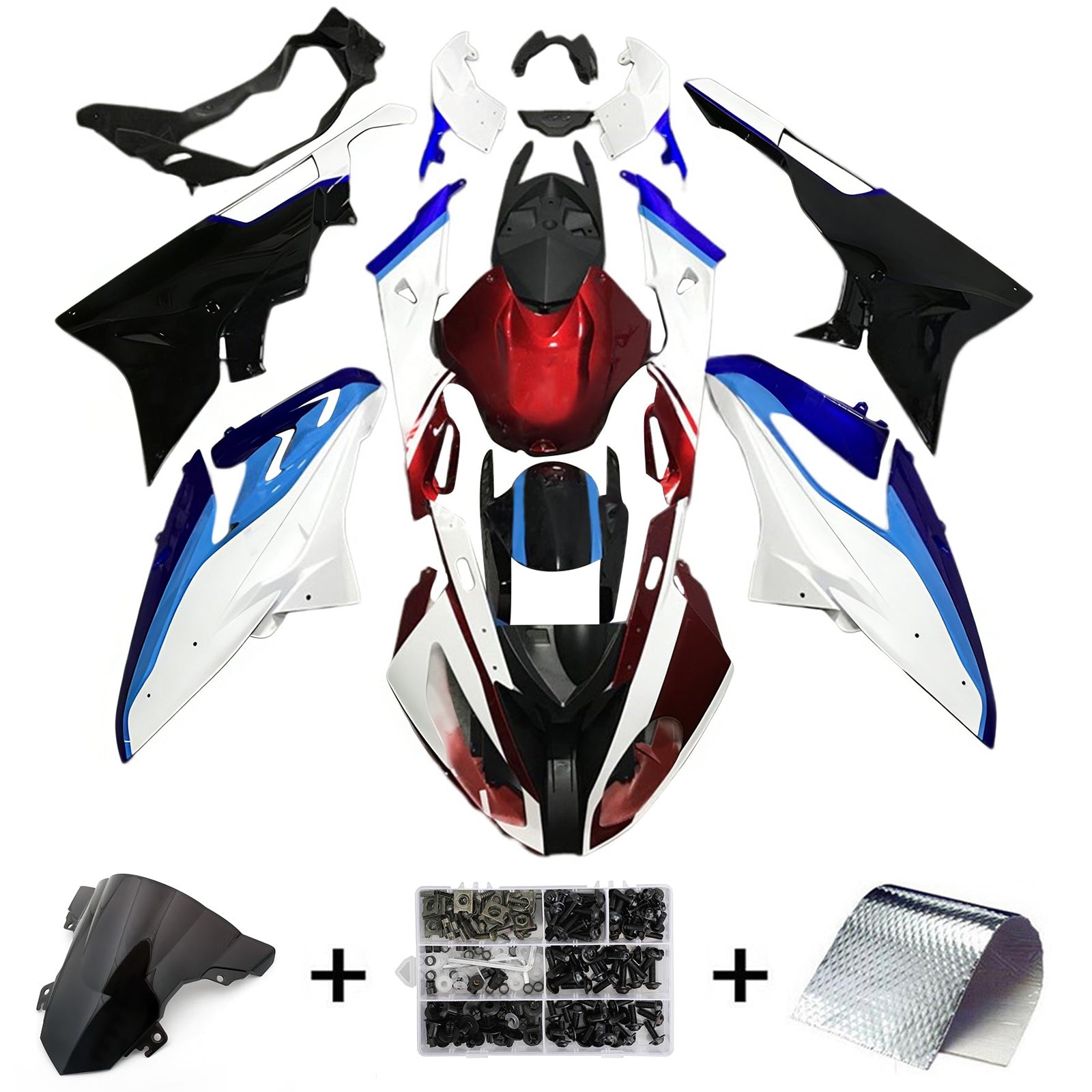 Amotopart BMW S1000RR 2015-2016 Fairing Kit Bodywork Plastic ABS