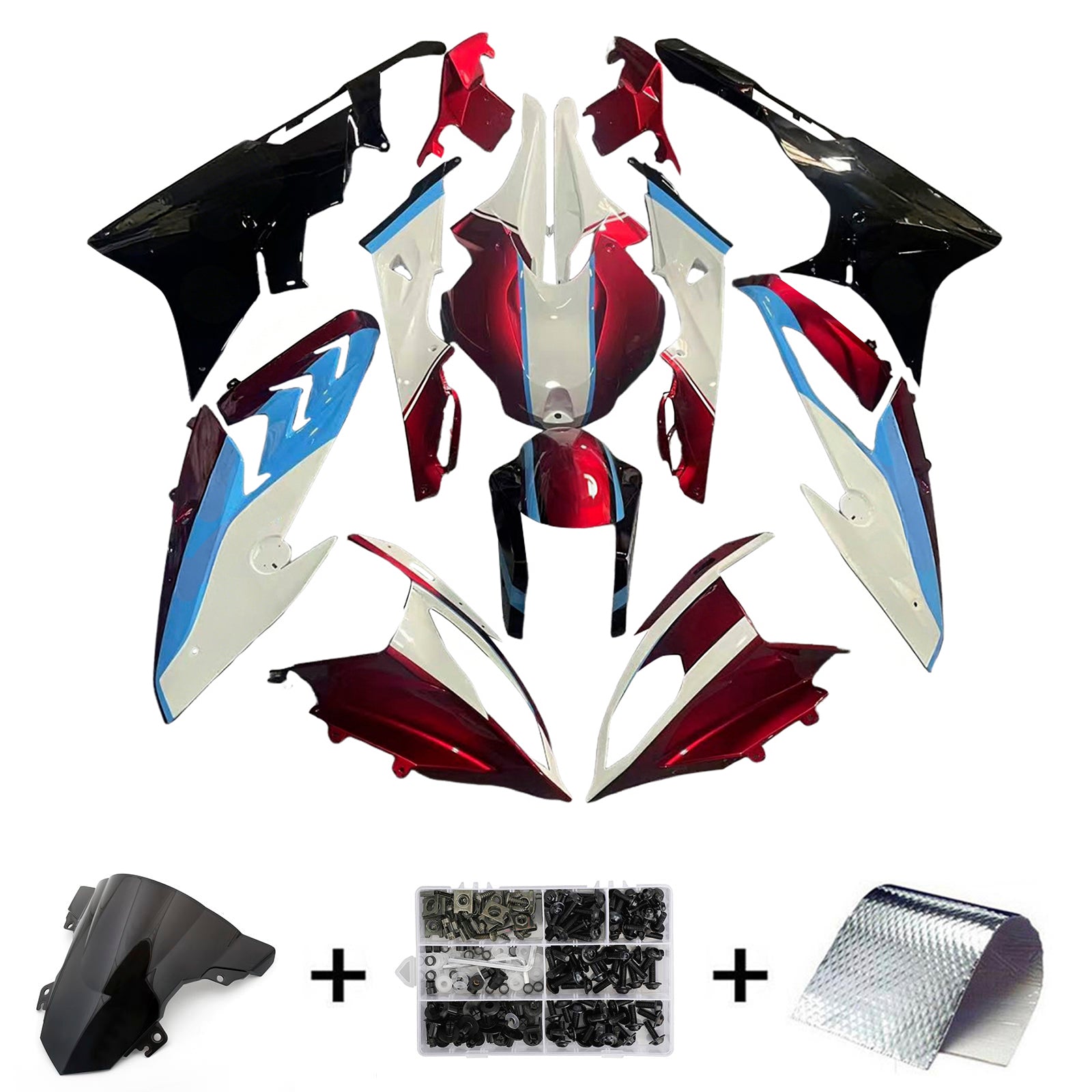 Amotopart BMW S1000RR 2015-2016 Fairing Kit Bodywork Plastic ABS