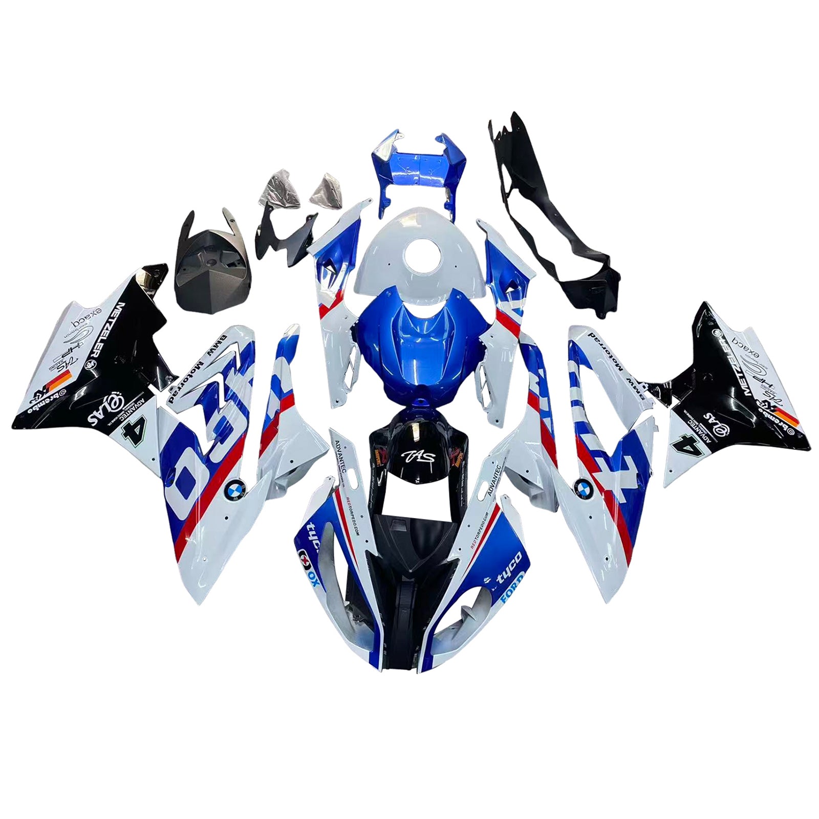 Amotopart BMW S1000RR 2017-2018 Fairing Kit Bodywork Plastic ABS