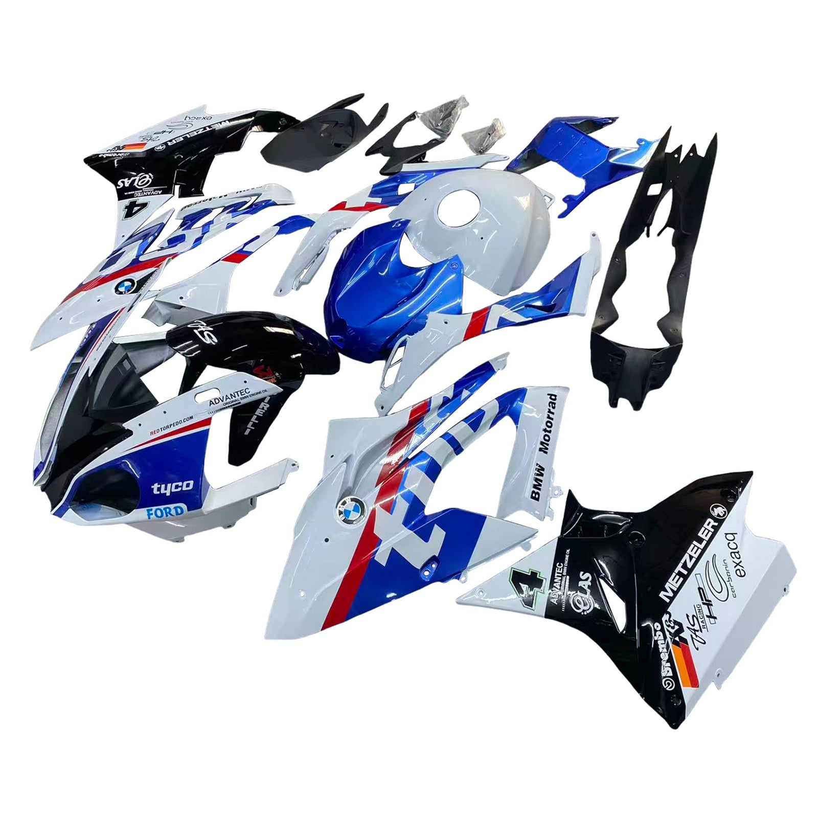 Amotopart BMW S1000RR 2017-2018 Fairing Kit Bodywork Plastic ABS