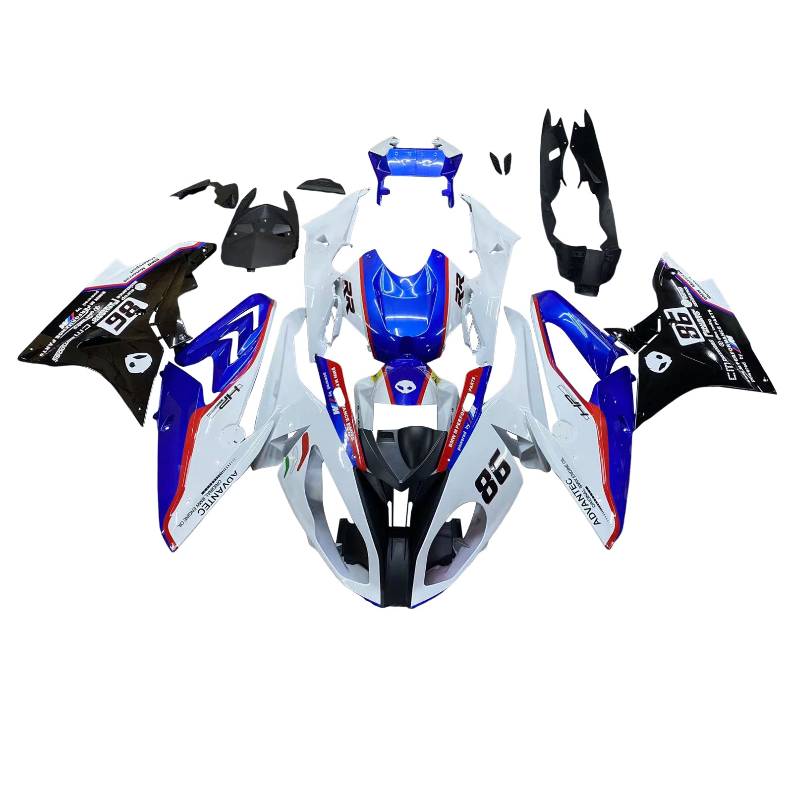 Amotopart BMW S1000RR 2017-2018 Fairing Kit Bodywork Plastic ABS