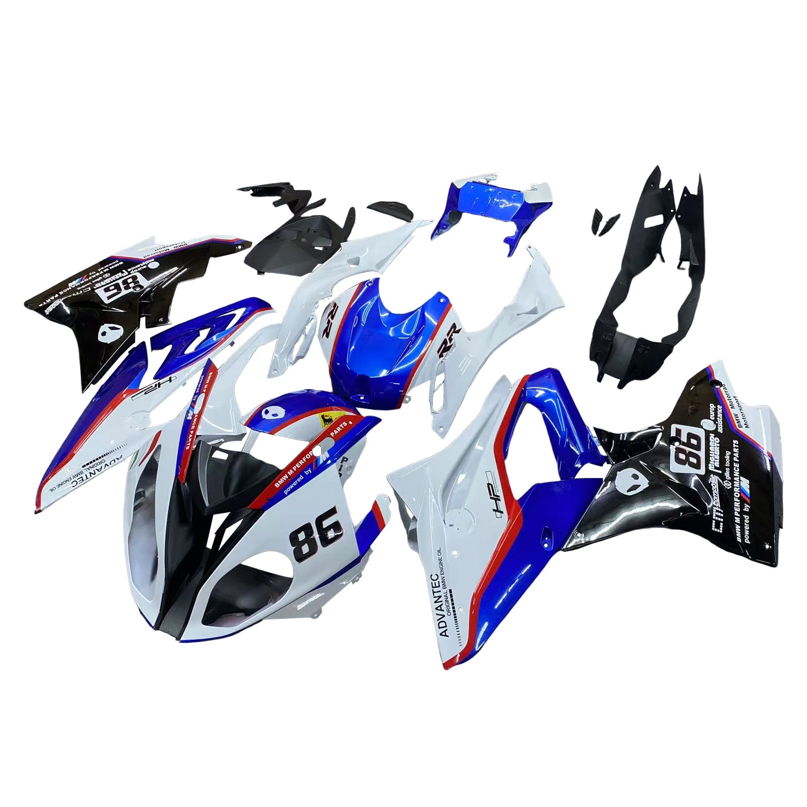 Amotopart BMW S1000RR 2017-2018 Fairing Kit Bodywork Plastic ABS